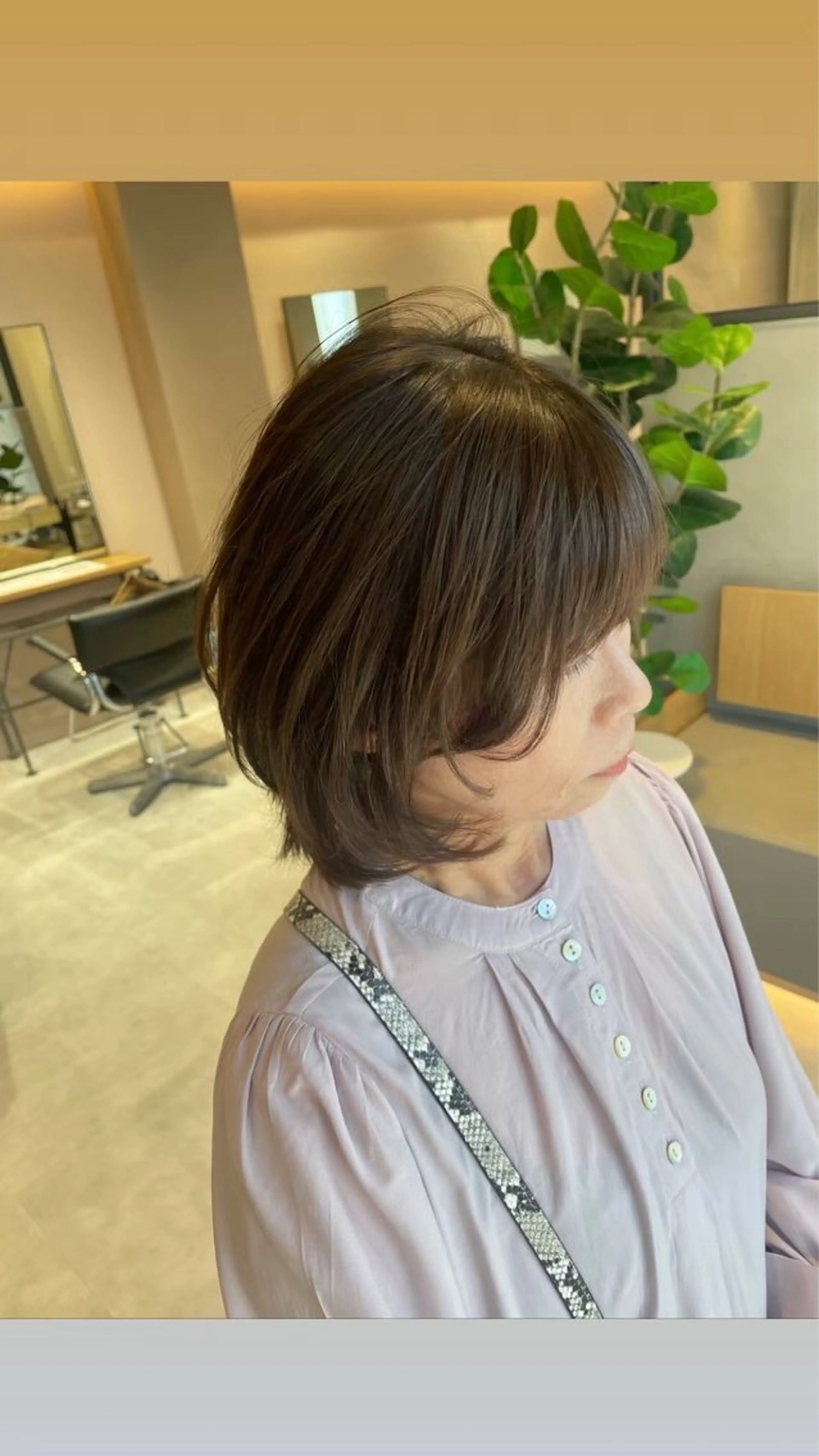 セミロング カラー カット ヘアカラー トリートメント ✨艶髪職人艶カラー✨ 中本輝人のヘアスタイル