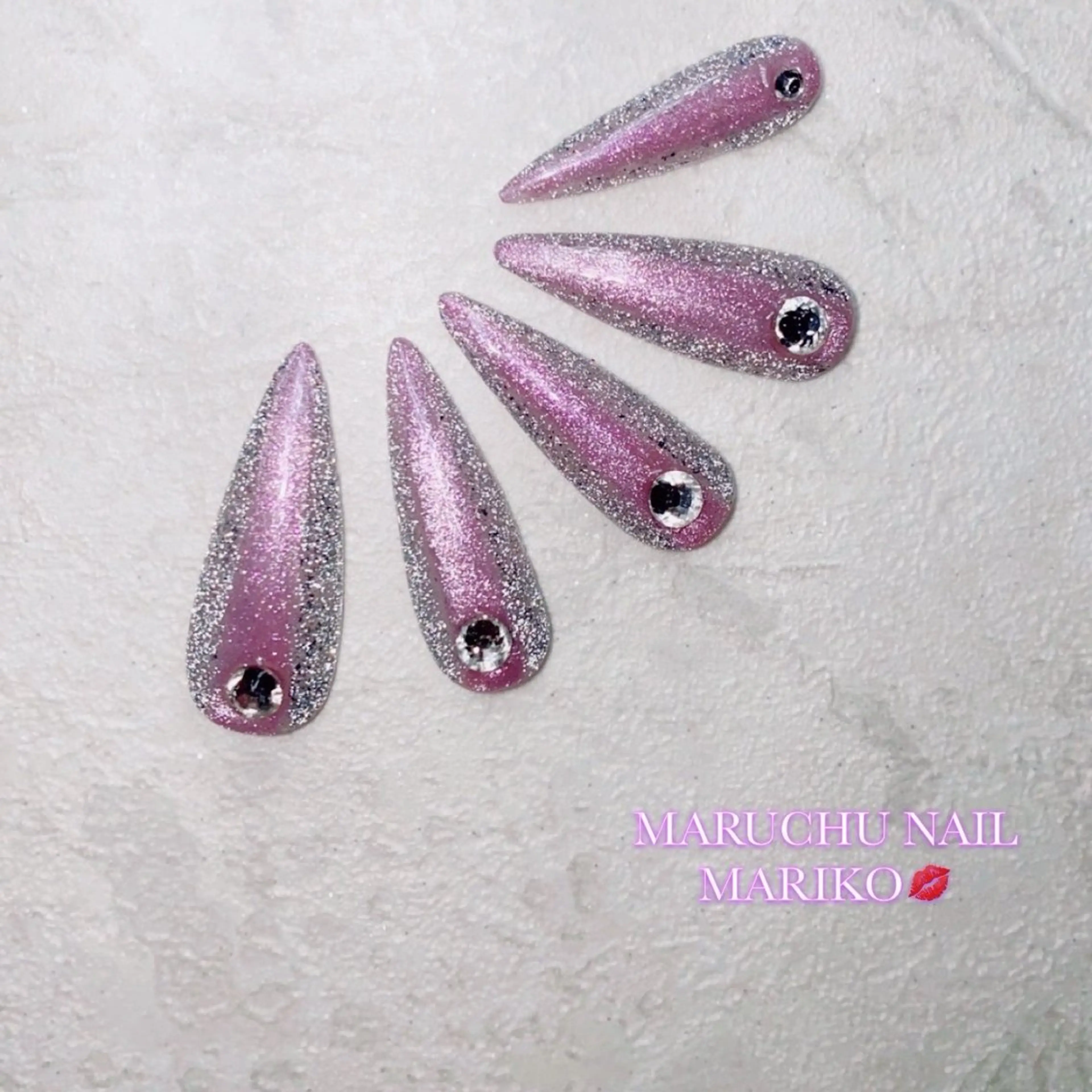 ネイル フラッシュネイル マグネットネイル 🦋✨ MARIKO✨🦋のネイルデザイン