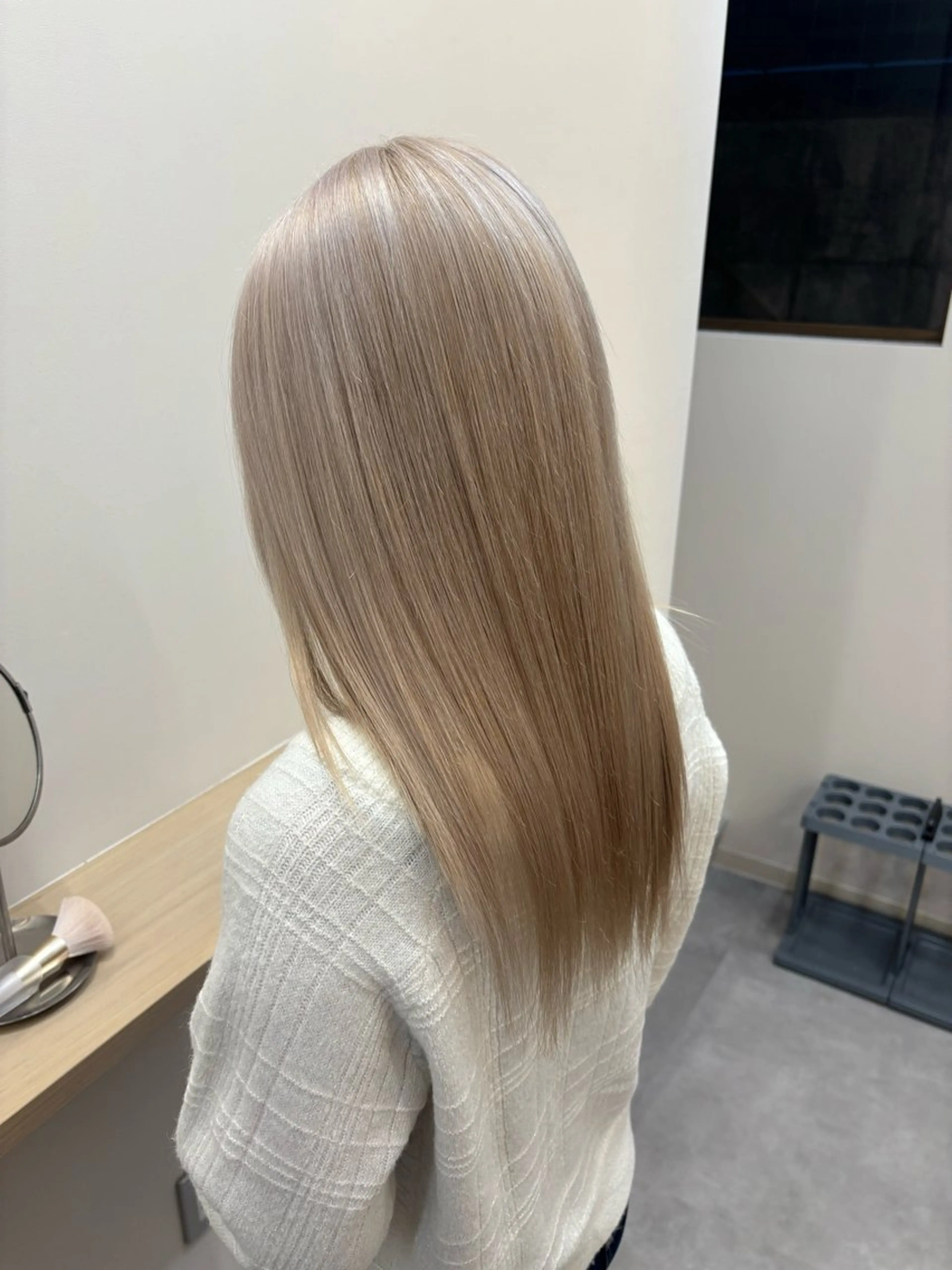 セミロング カット ヘアカラー トリートメント とき/髪質改善/透明 感カラー☘️のヘアスタイル