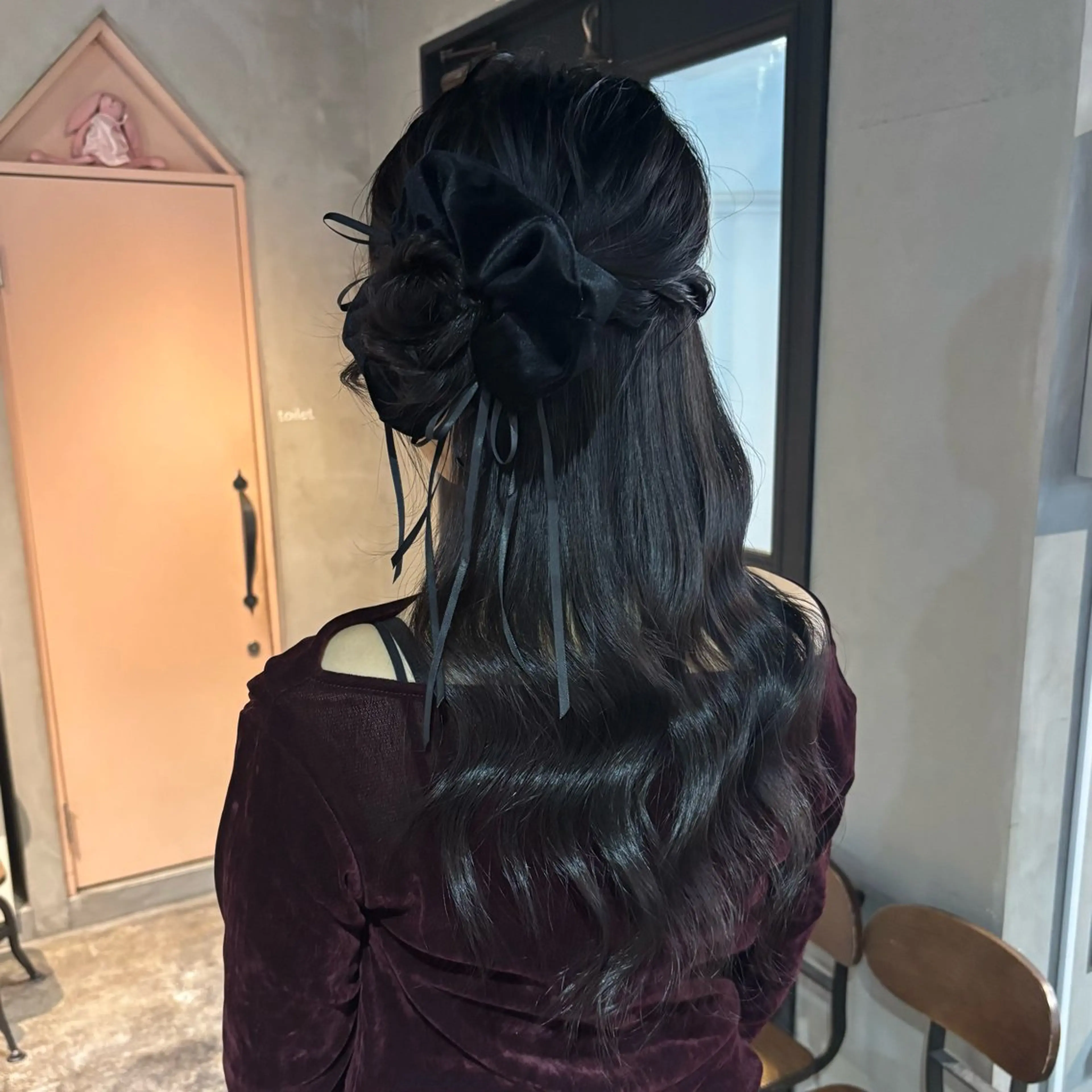 ロング ヘアアレンジ その他 fosta 女性専用サロン所属・moe🎀 透明感♡似合わせのヘアスタイル