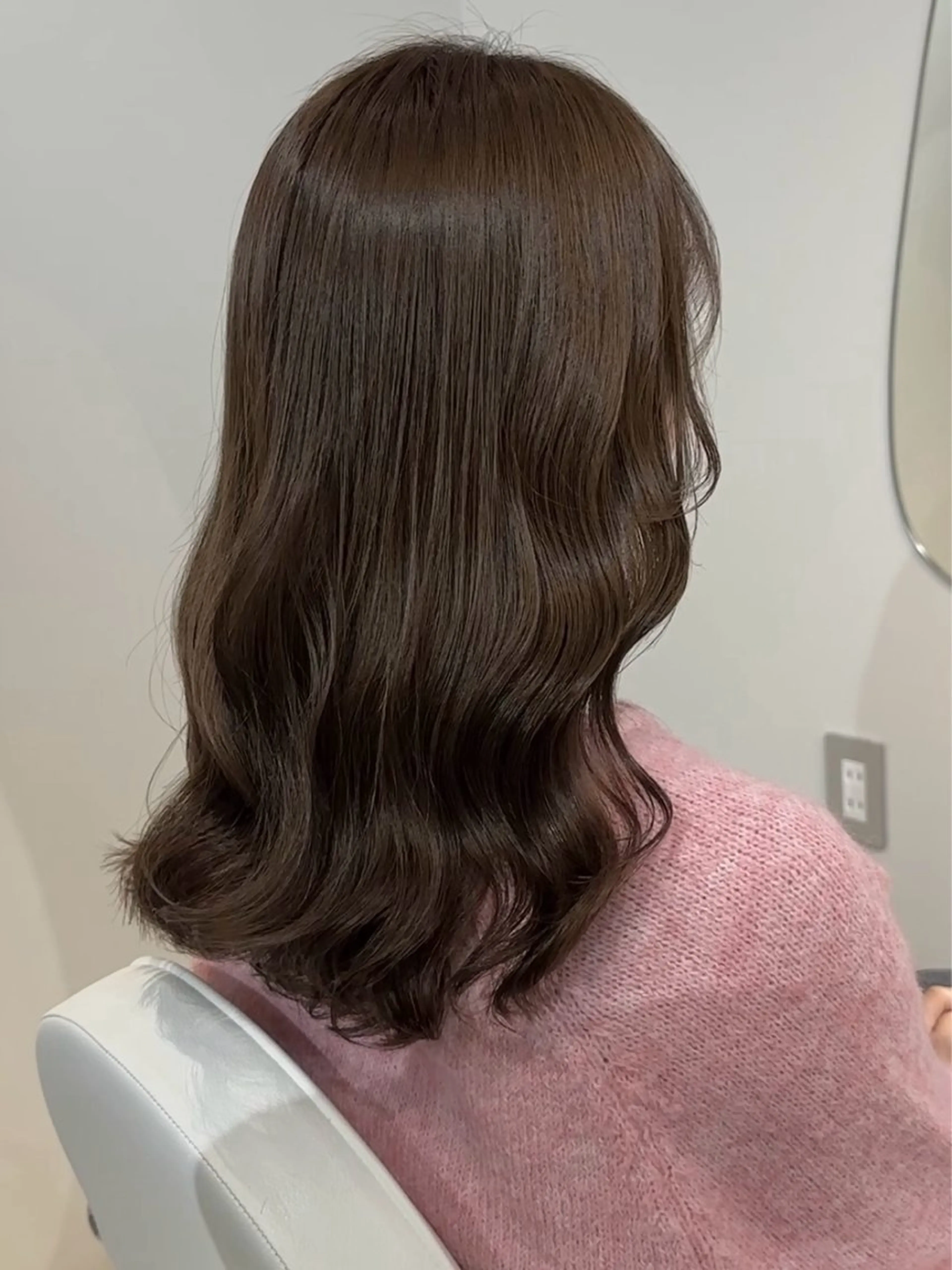 セミロング カラー カット ヘアカラー トリートメント 本町/新町/心斎橋 透明感カラーSANCのヘアスタイル