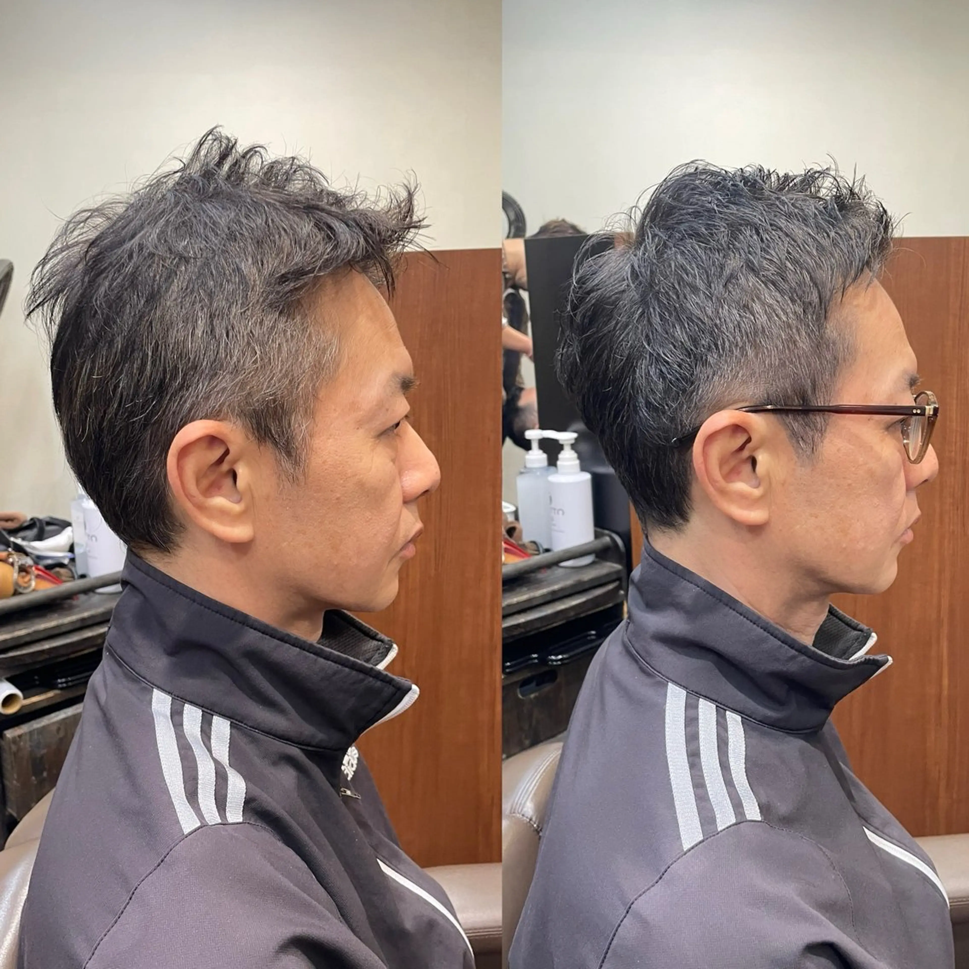 ショート カラー メンズ トレサンパ所属・💈トレサンパ 💈金山駅✂︎愛実のヘアスタイル