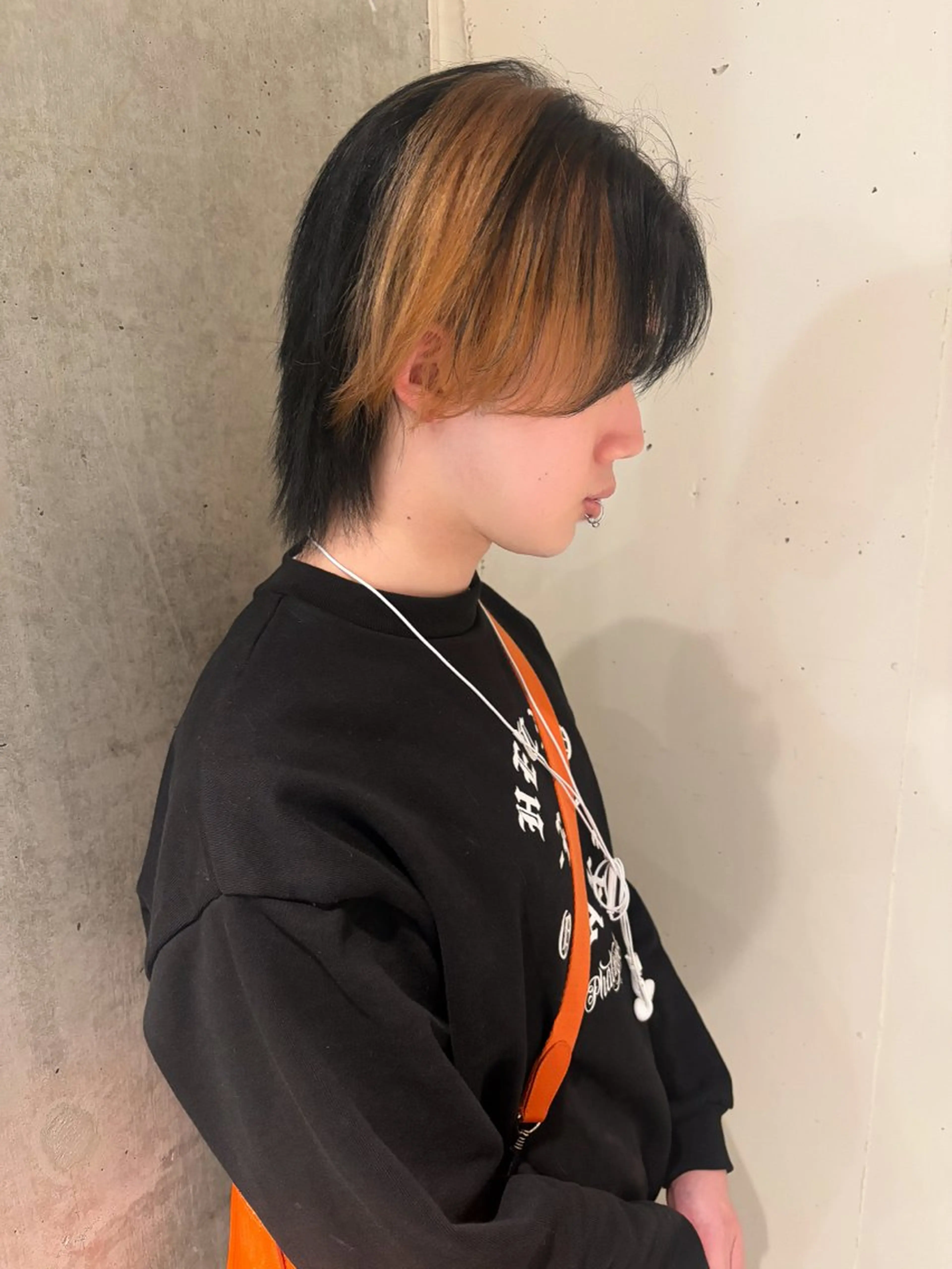 カラー メンズ nonoka/ ブリーチ/モニカのヘアスタイル