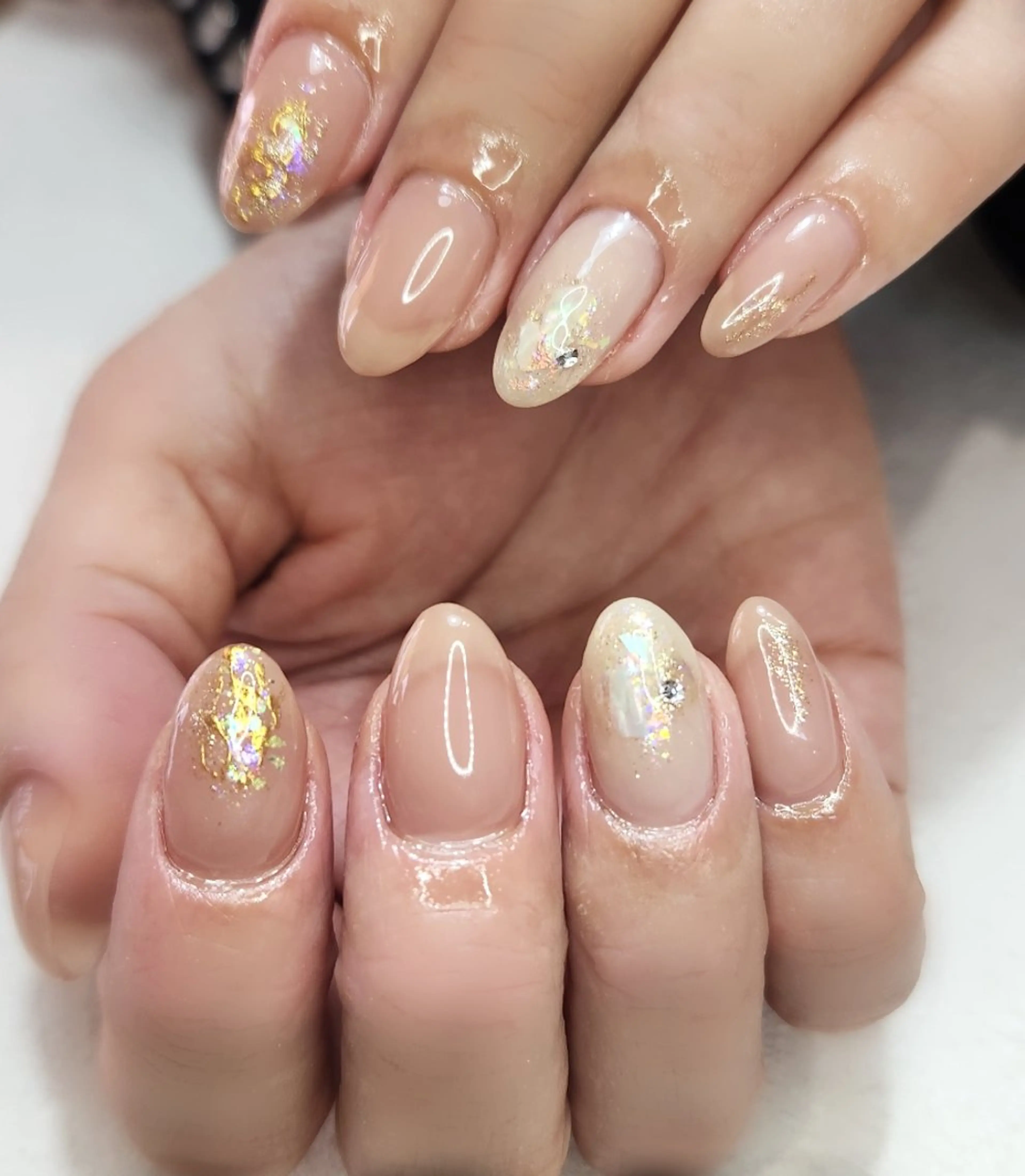 ネイル オーロラネイル オフィスネイル シンプルネイル   BENNIEのネイルデザイン