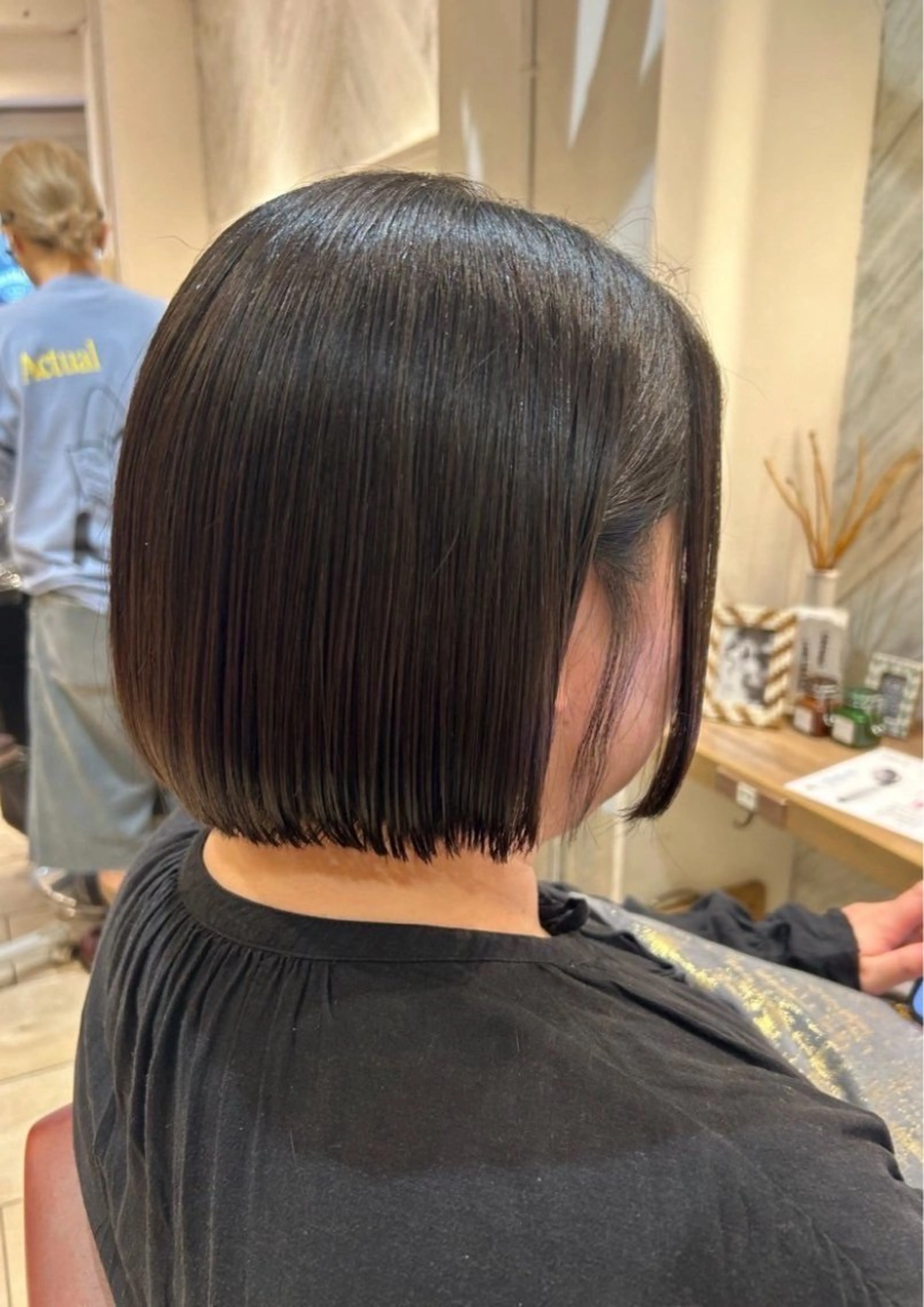 ミディアム ボブ トリートメント トリートメント ボブ職人/ボブ縮毛 髪質改善のヘアスタイル