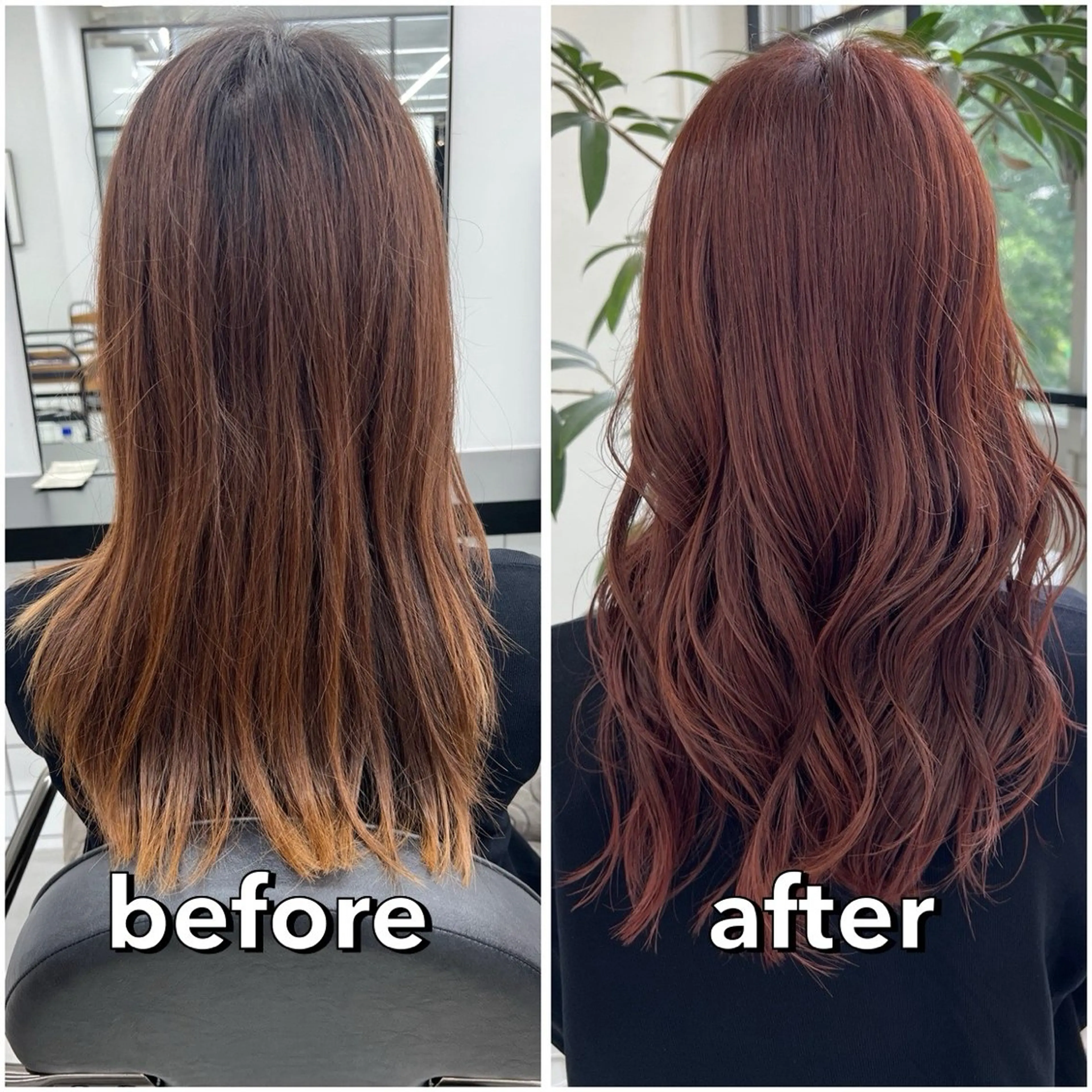 セミロング カラー ブリーチ ブラウンカラー ブリーチなしカラー ヘアカラー あすか JILLSTUDIOのヘアスタイル