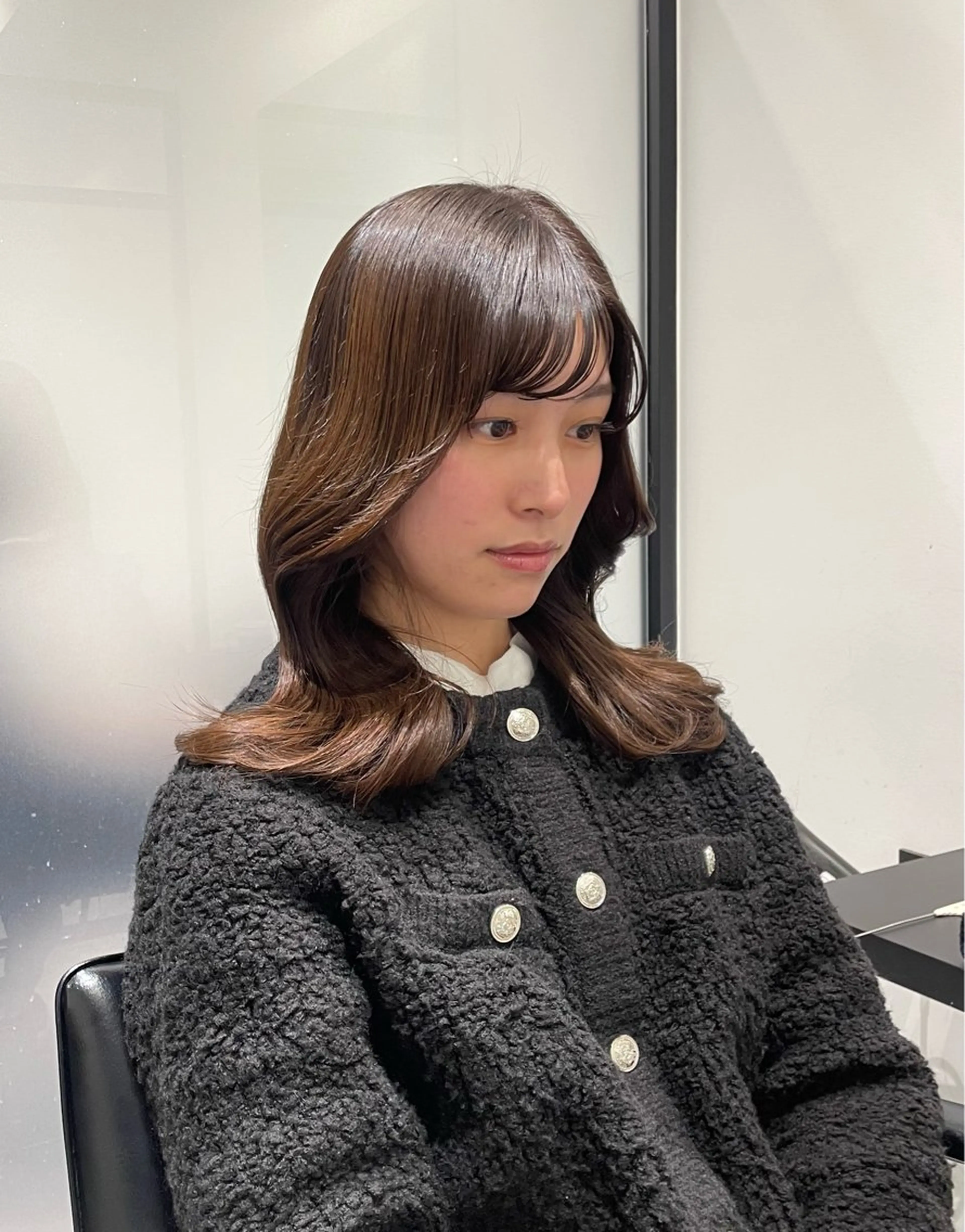 ミディアム カット 【美容室が苦手な方 専問美容室】MIHOのヘアスタイル