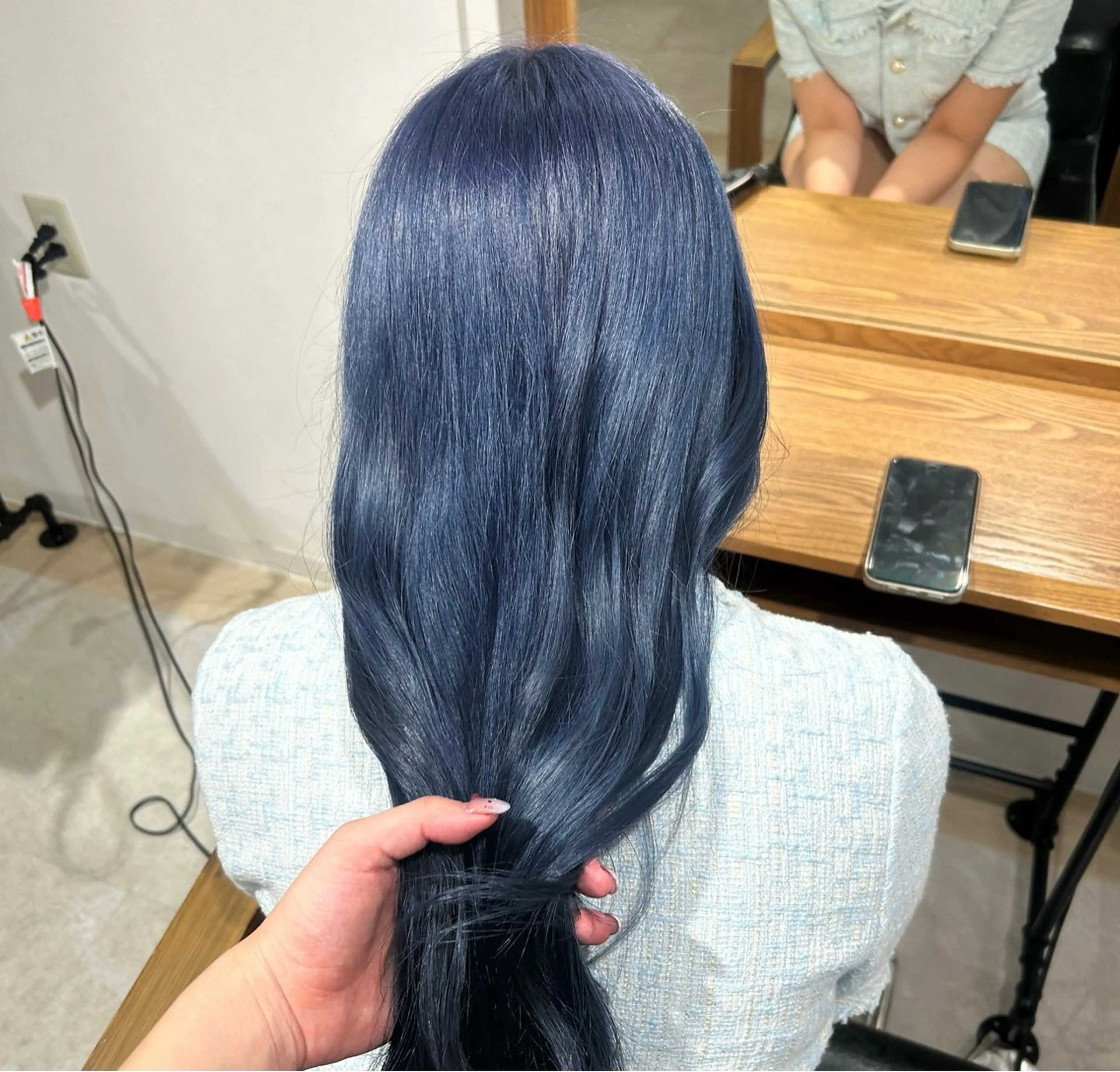 ミディアム NAHO 🩵 透明感カラー🫧のヘアスタイル