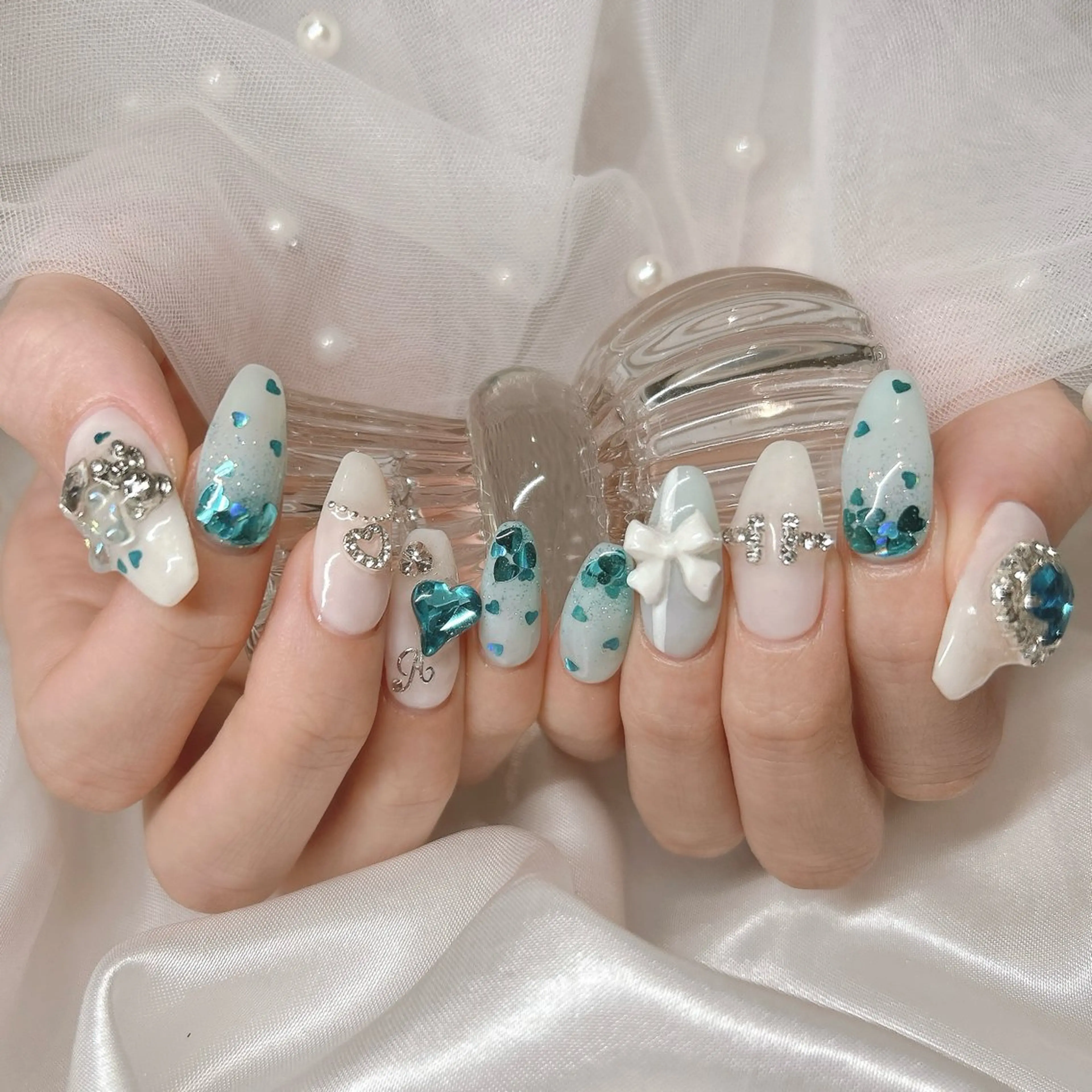 ネイル ハンドネイル junna のぞいてねのネイルデザイン