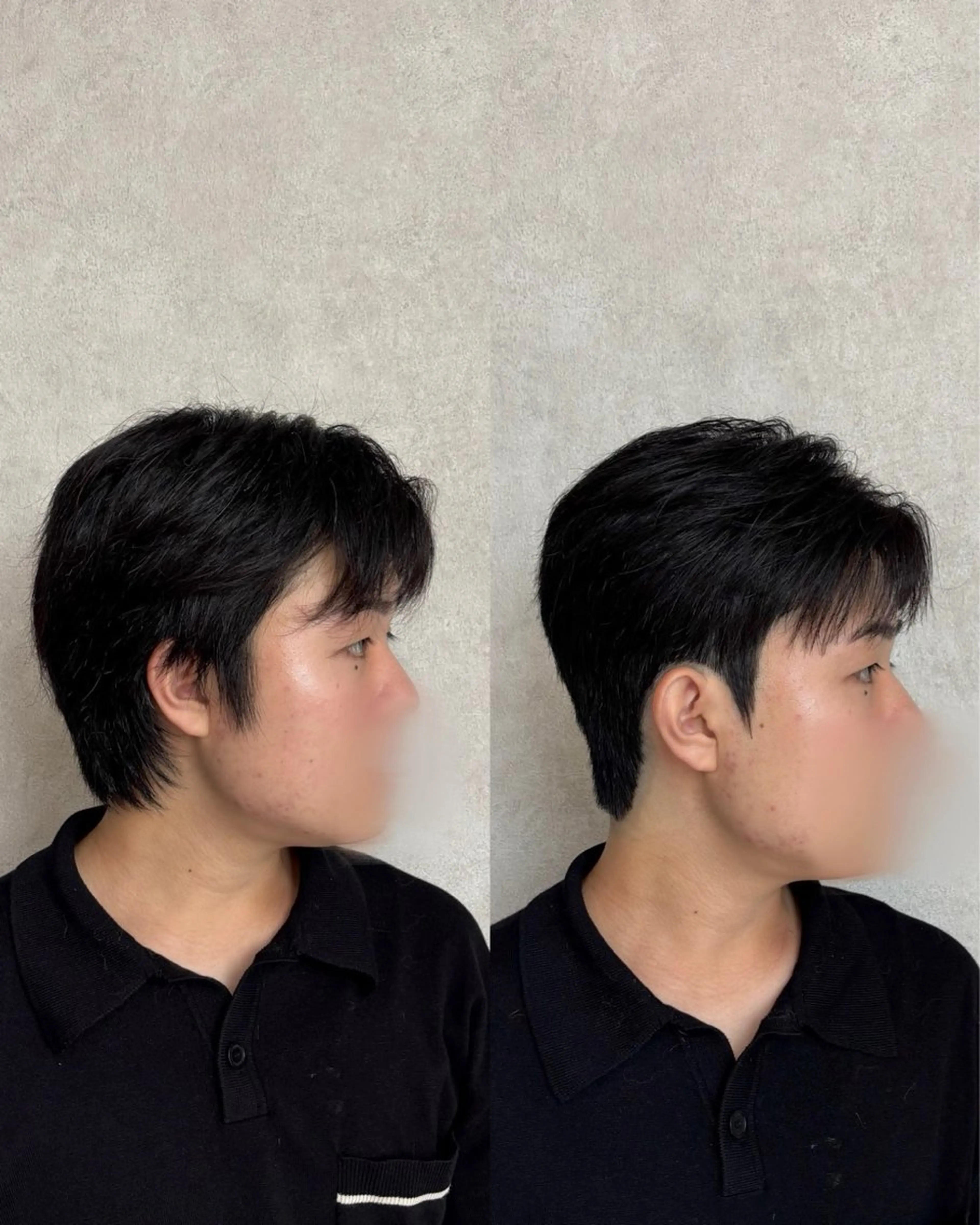 ショート パーマ メンズ カット パーマ 縮毛矯正 韓国メンズヘア/ ダウンパーマ/歩夢のヘアスタイル
