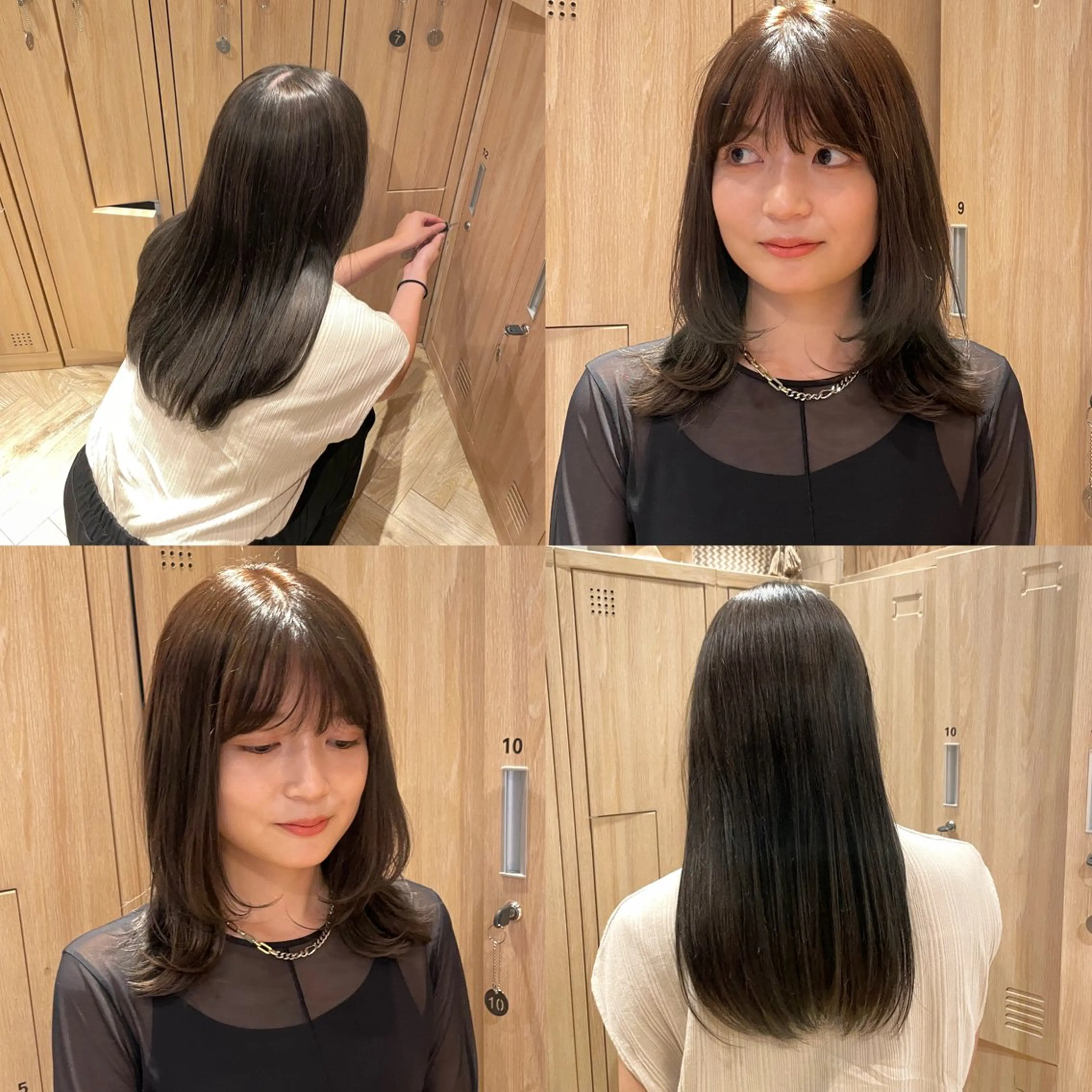 セミロング 似合わせ/ベージュ /レイヤー/りほ🤍のヘアスタイル