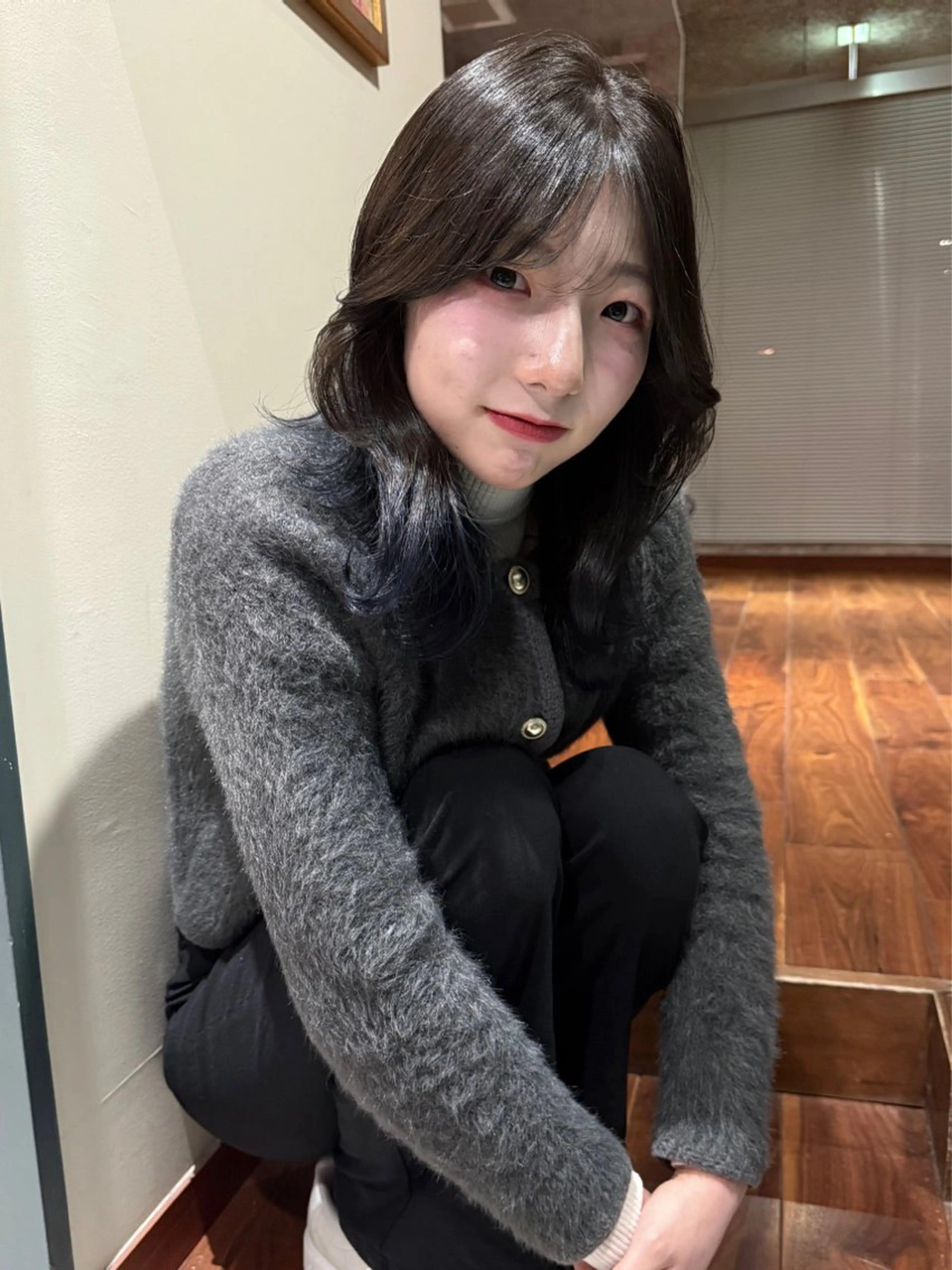 ミディアム カラー カット ヘアカラー トリートメント mai / linoah˚✧のヘアスタイル