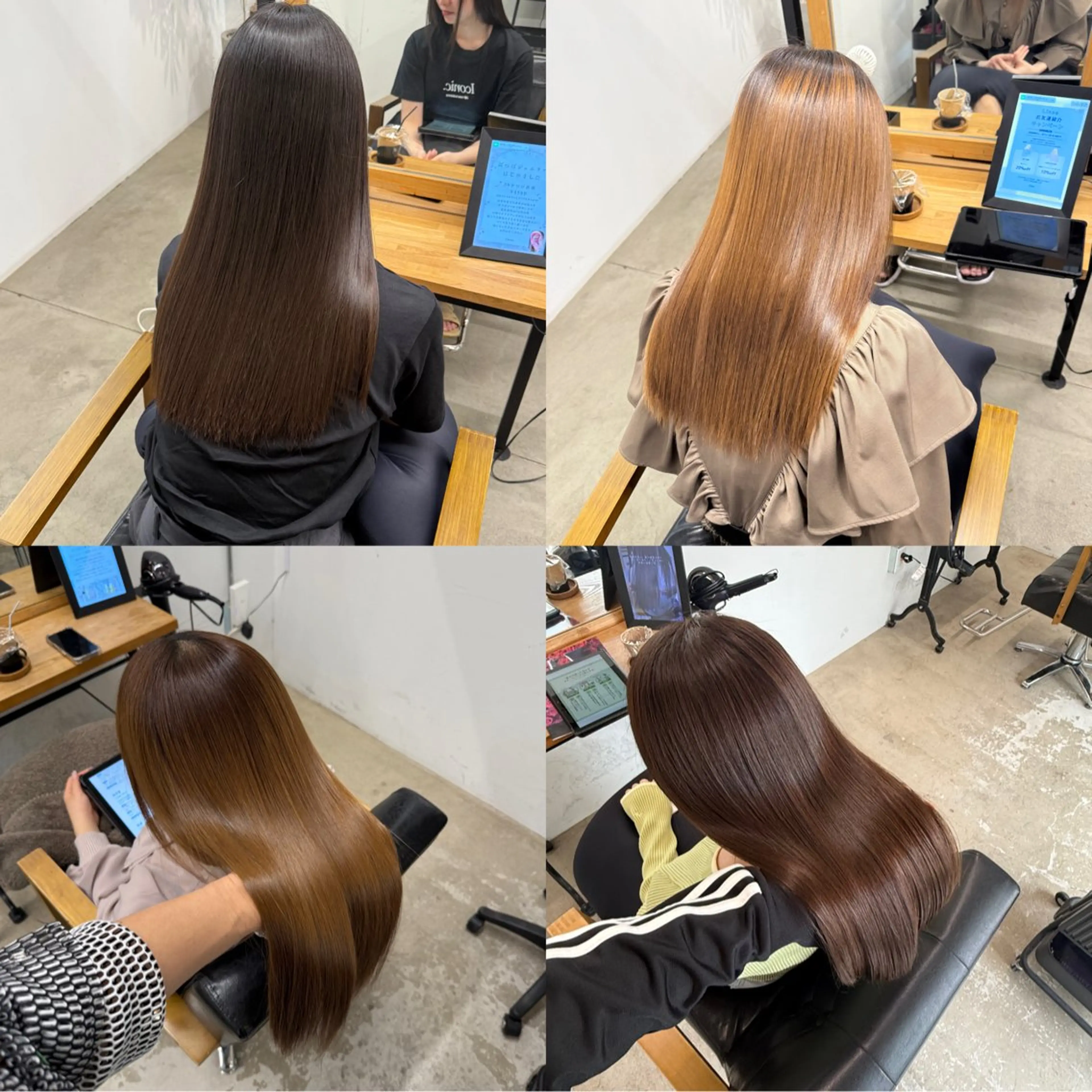 セミロング カット 縮毛矯正 トリートメント ひろし/髪質改善/ 縮毛矯正/上品✨のヘアスタイル