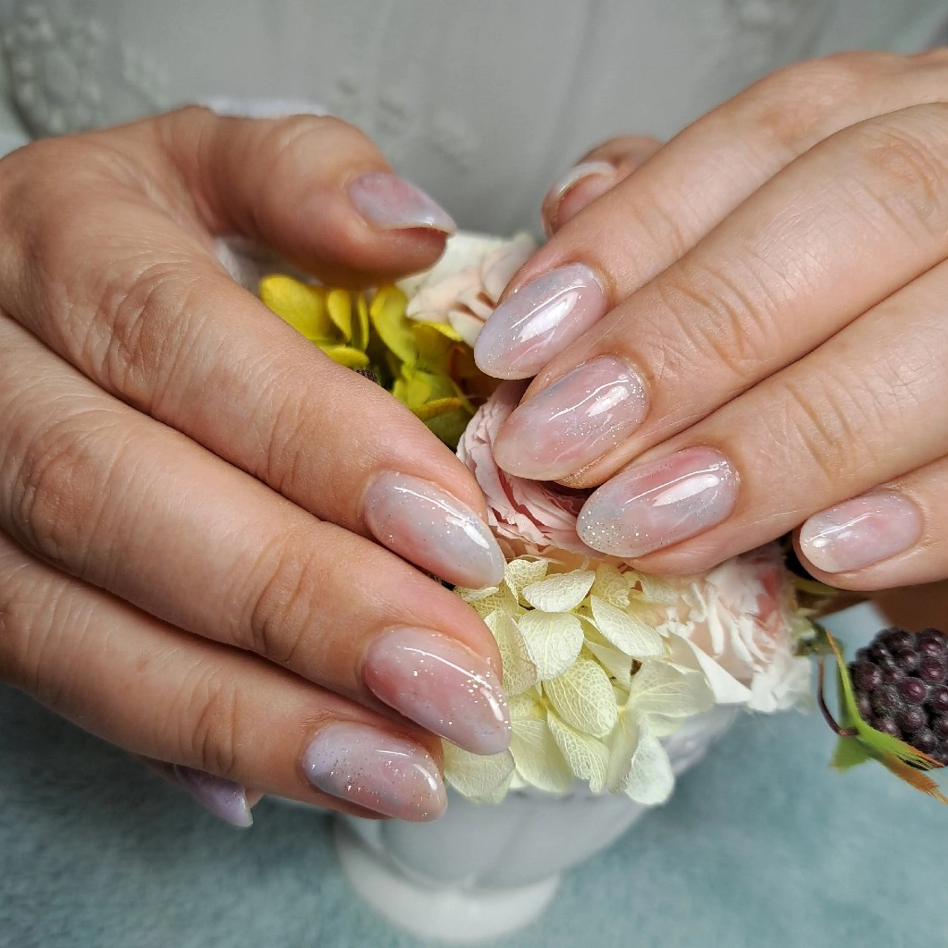 ネイル ニュアンスネイル 春ネイル HAYASHI  Nのネイルデザイン