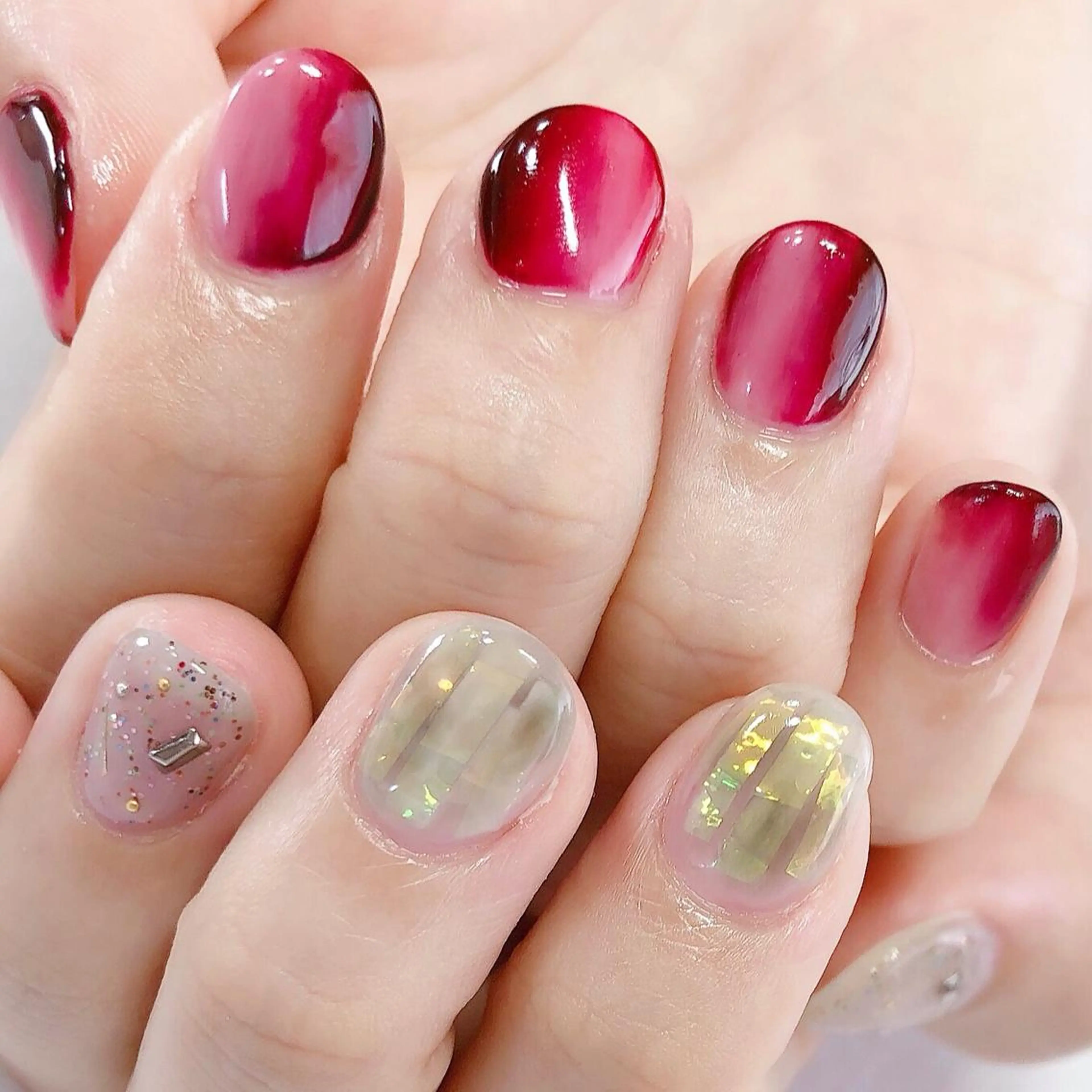 ネイル ジェルネイル 東 千夏のネイルデザイン