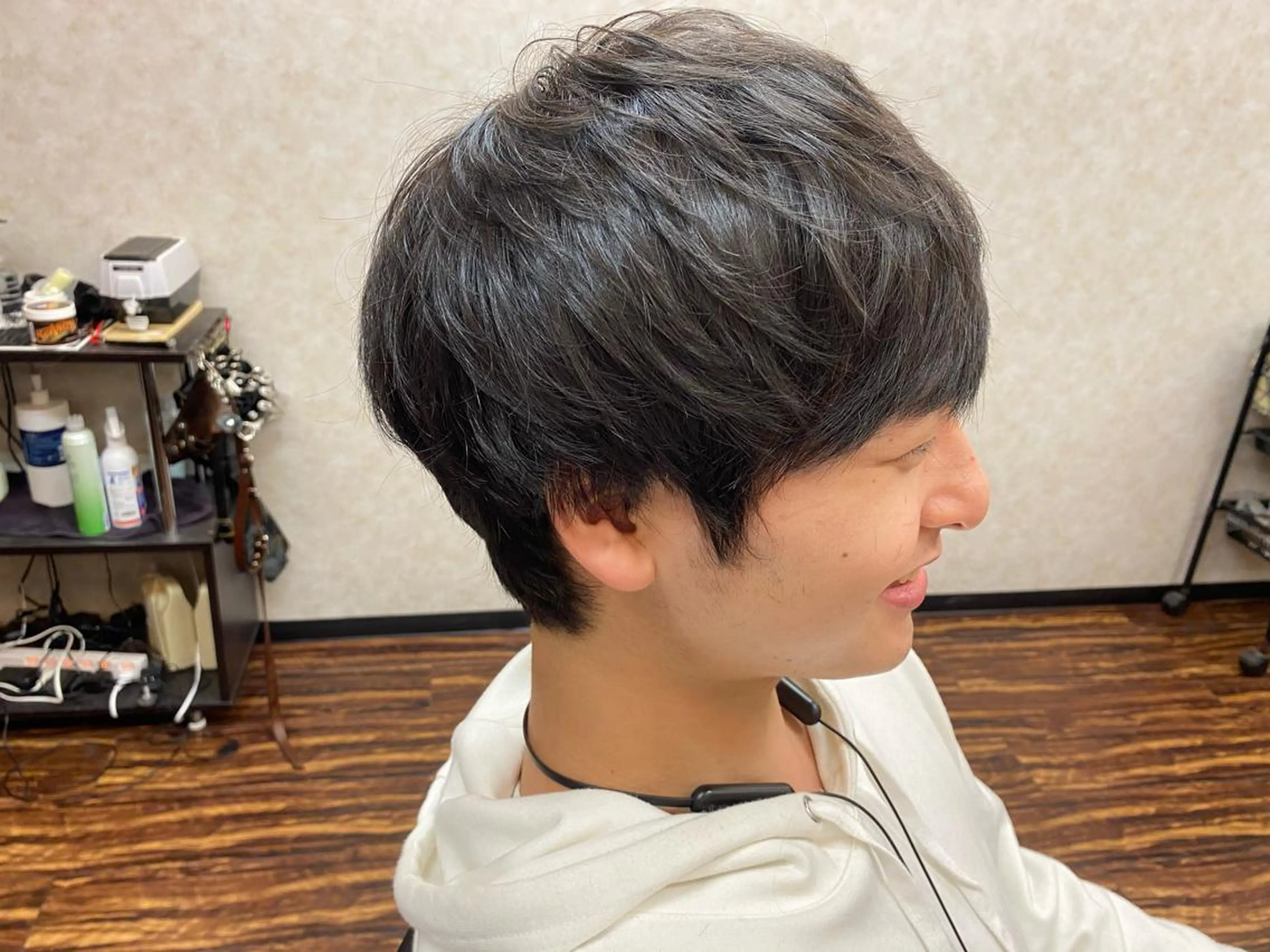 ショート メンズ くせ毛 山口 拓己のヘアスタイル