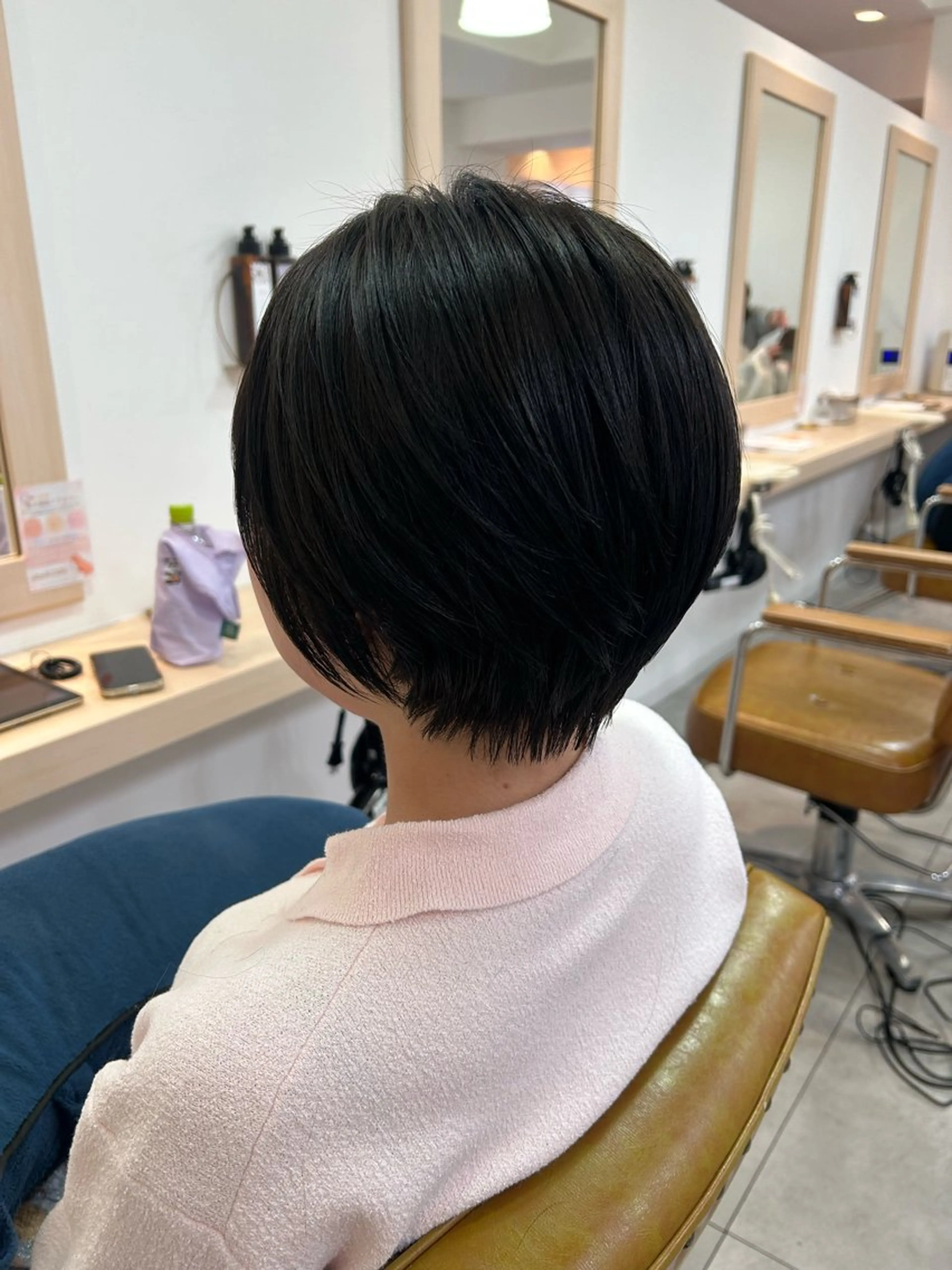 ショート 丸みショート ショートヘア カット ヘアカラー ヘッドスパ 金山/くびれショート ショートボブAikaのヘアスタイル