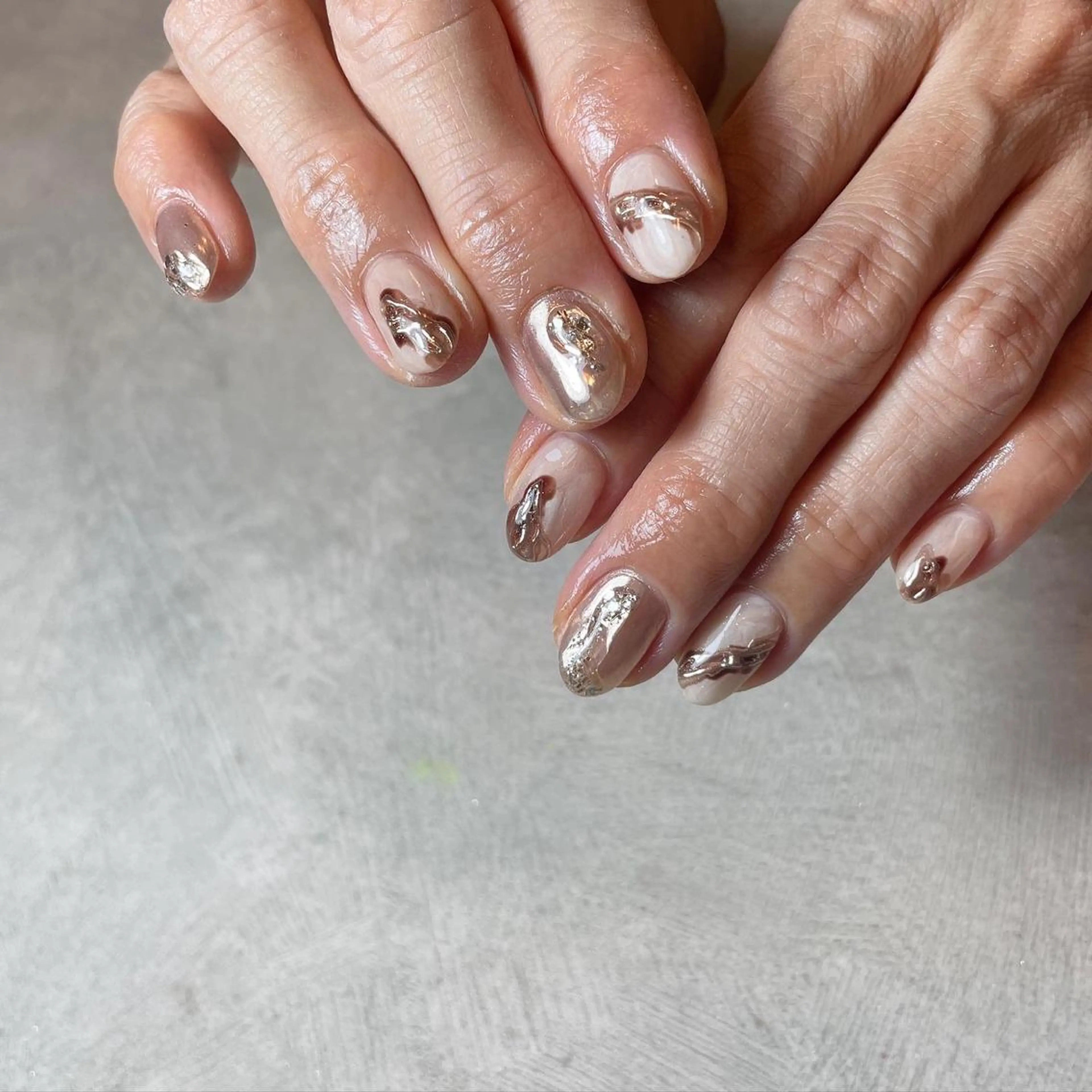 ネイル ニュアンスネイル my&所属・my&_ maimiのネイルデザイン