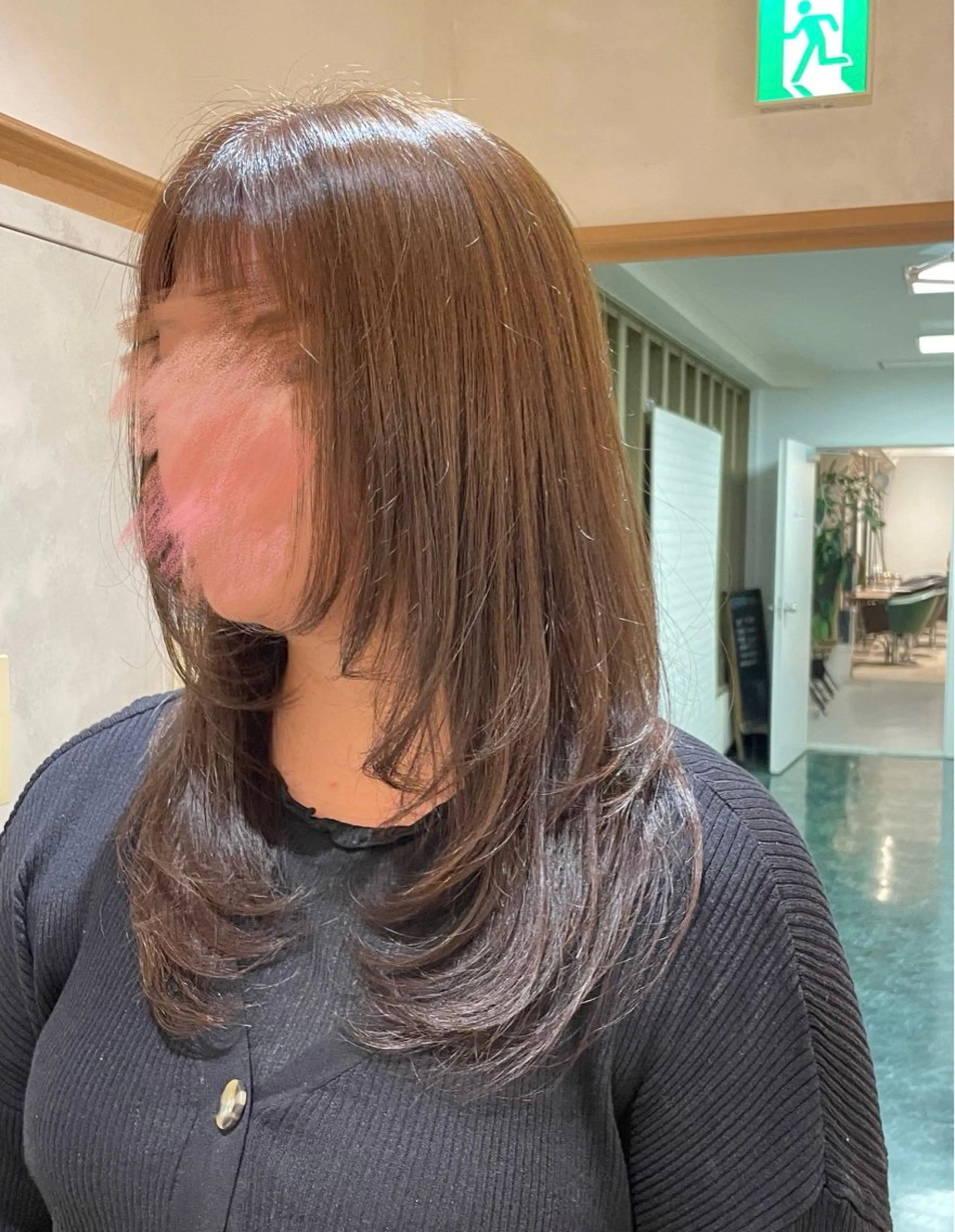 セミロング カット ヘアカラー トリートメント Luana難波 🫧NOAのヘアスタイル