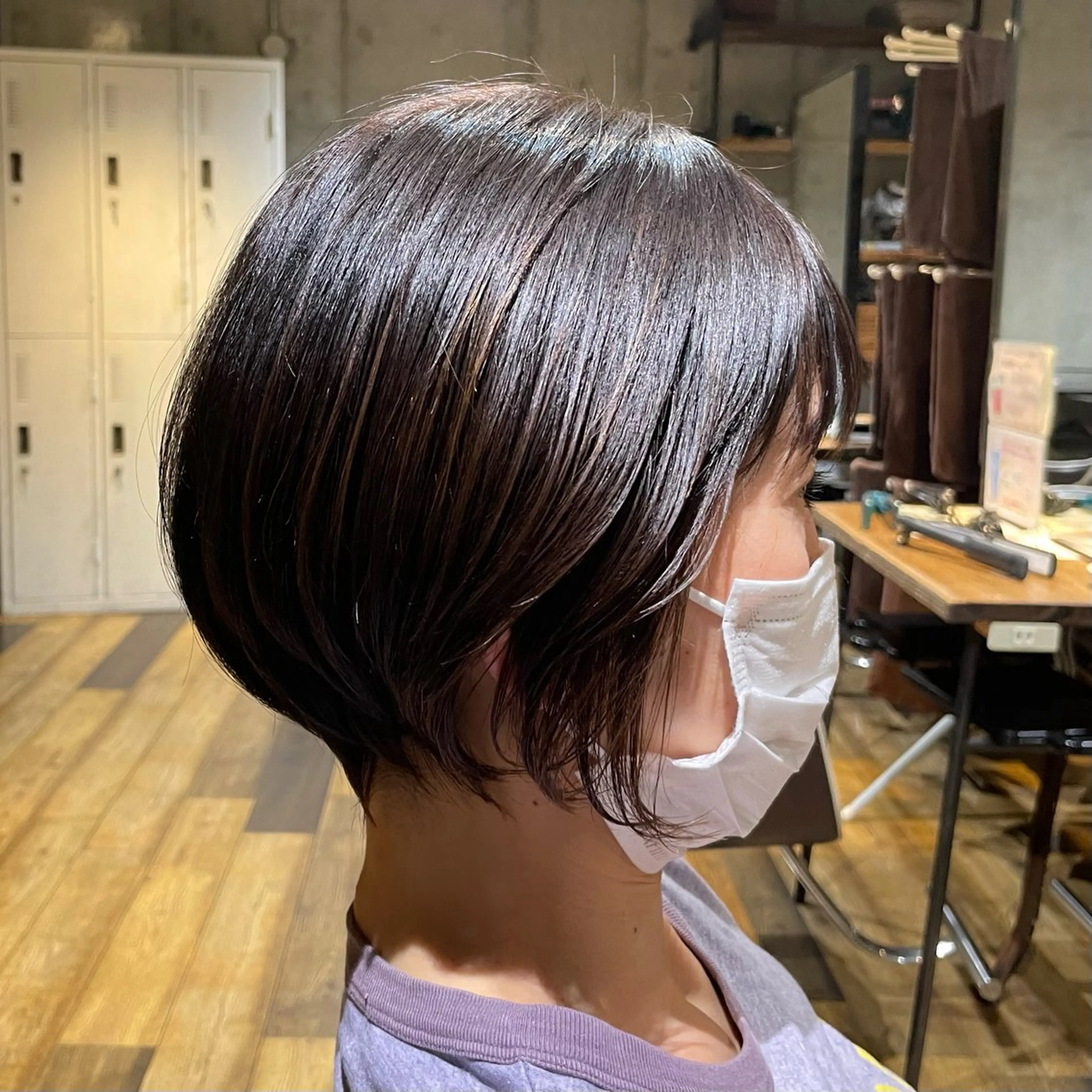 ショート くびれヘア ショートヘア 大 場のヘアスタイル