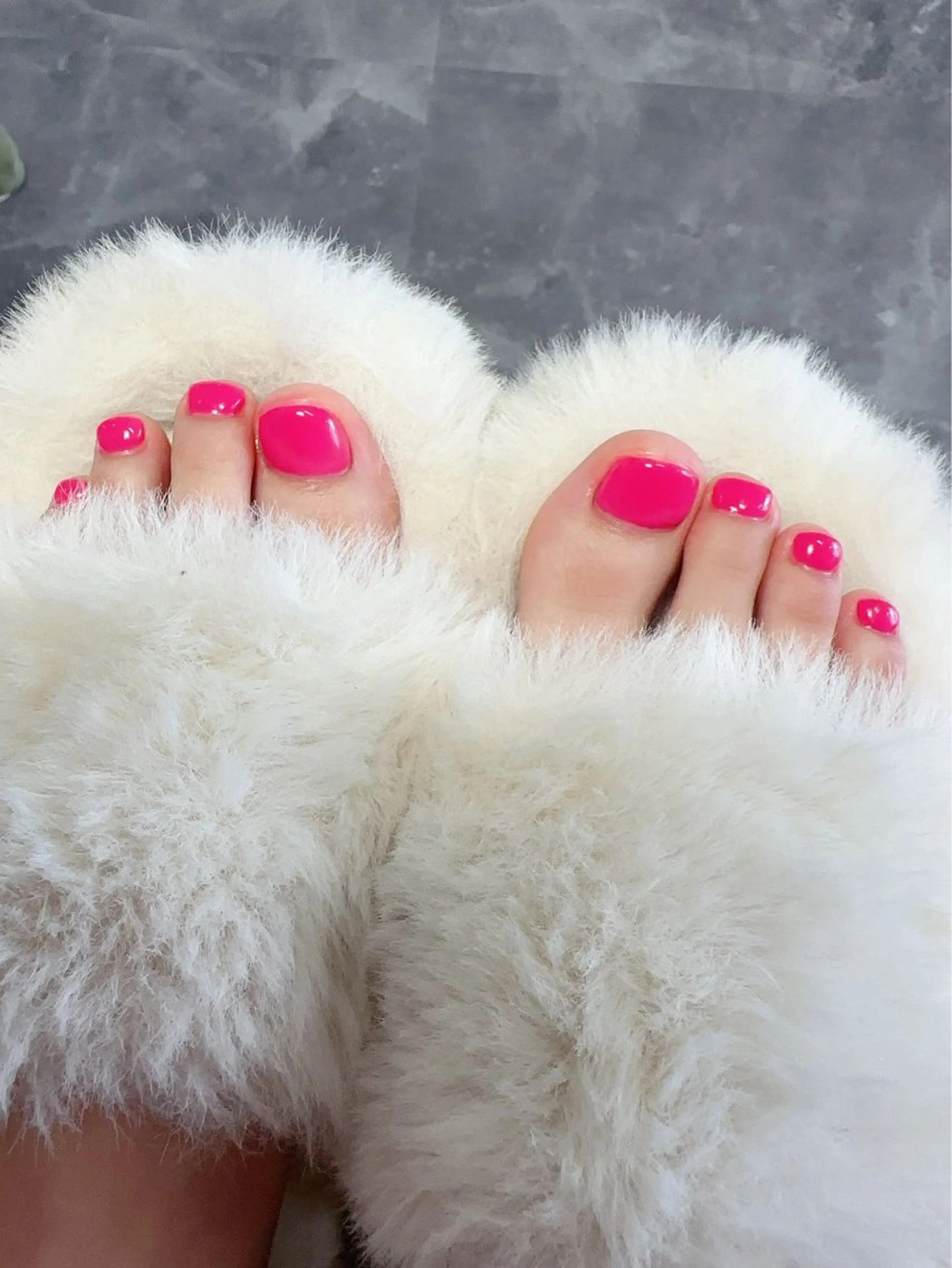 ネイル フットネイル Snow ユユのネイルデザイン