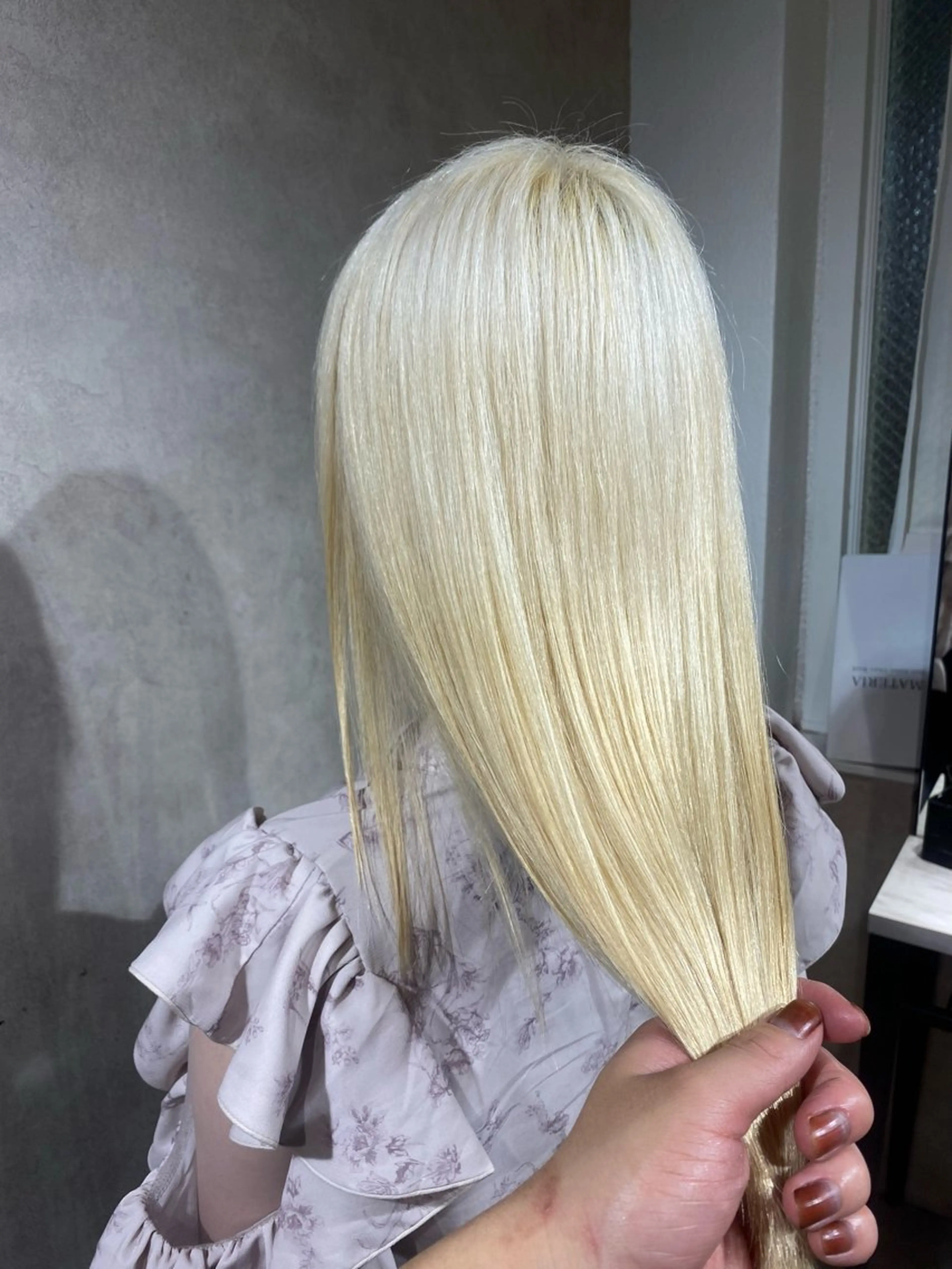 カラー ヘアカラー ヘアセット Seleneコウキ ブリーチ/ハイトーンのヘアスタイル