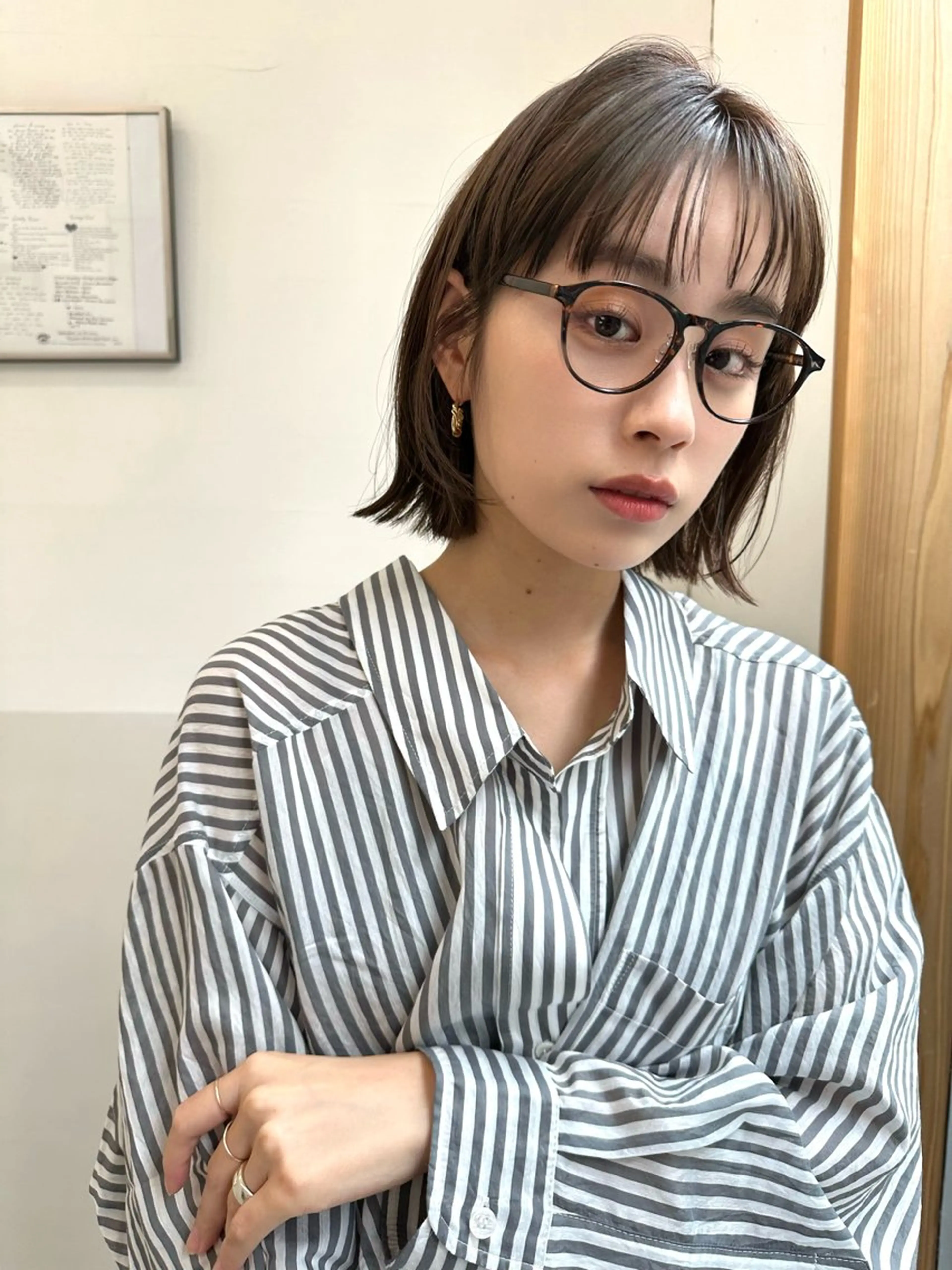 ショート カラー 🪭risa 暖色/レイヤー🪭のヘアスタイル