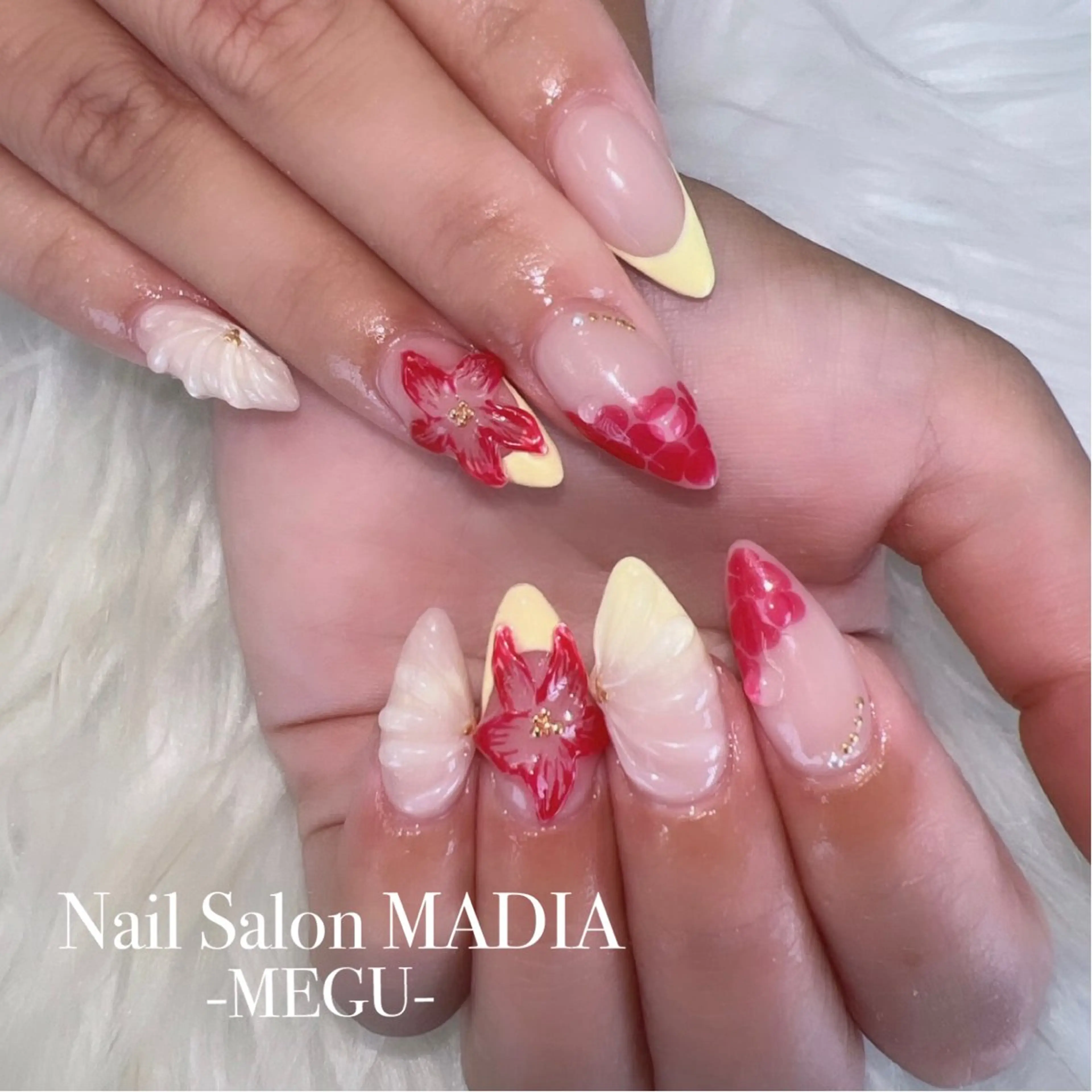 ネイル MADIA藤沢所属・MADIA MEGUのネイルデザイン