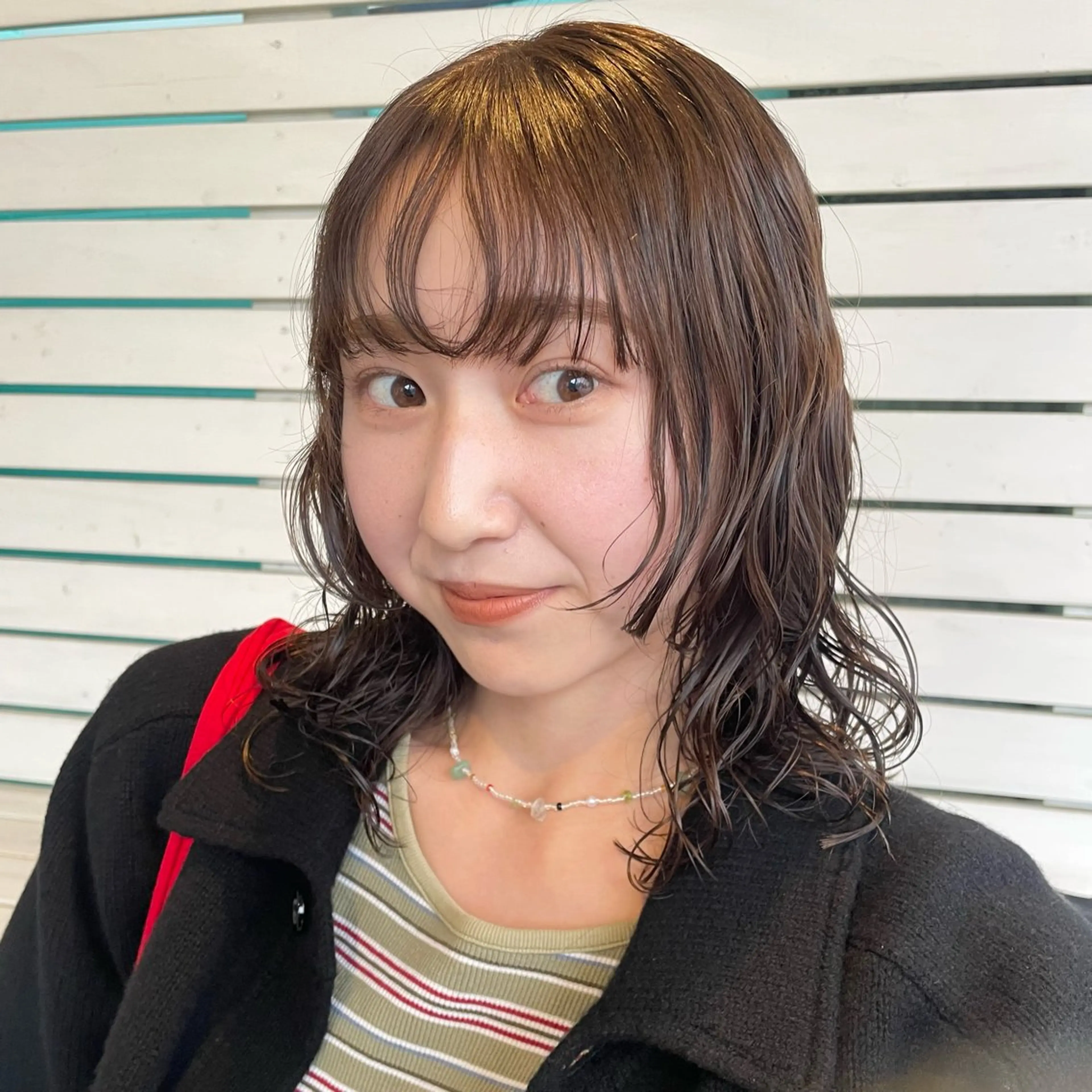 ミディアム パーマ ミディアムパーマ FRANK所属・こいけ みきののヘアスタイル