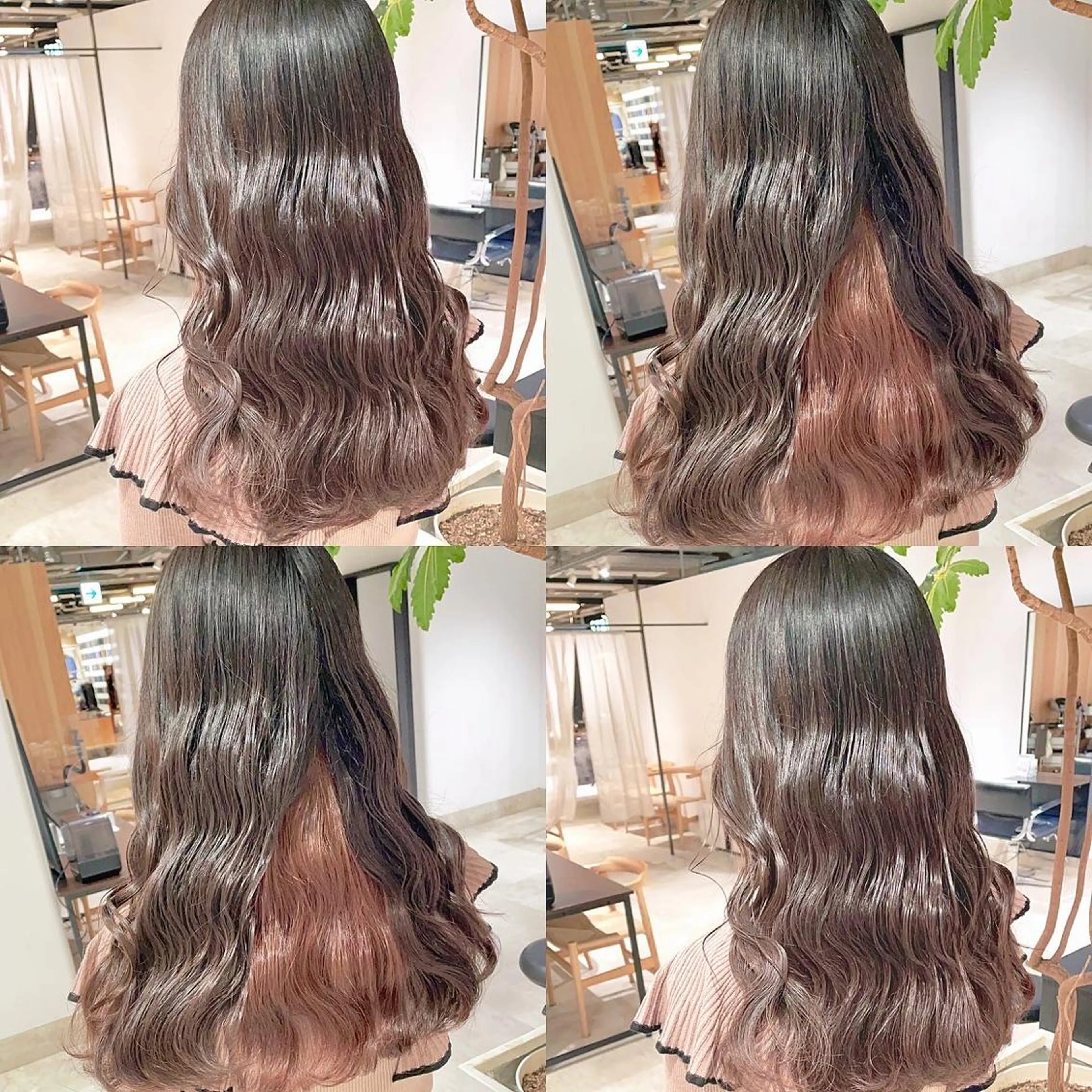 カラー ヘアカラー トリートメント 渋谷:インナーカラー ／🍒エリカ🍒のヘアスタイル
