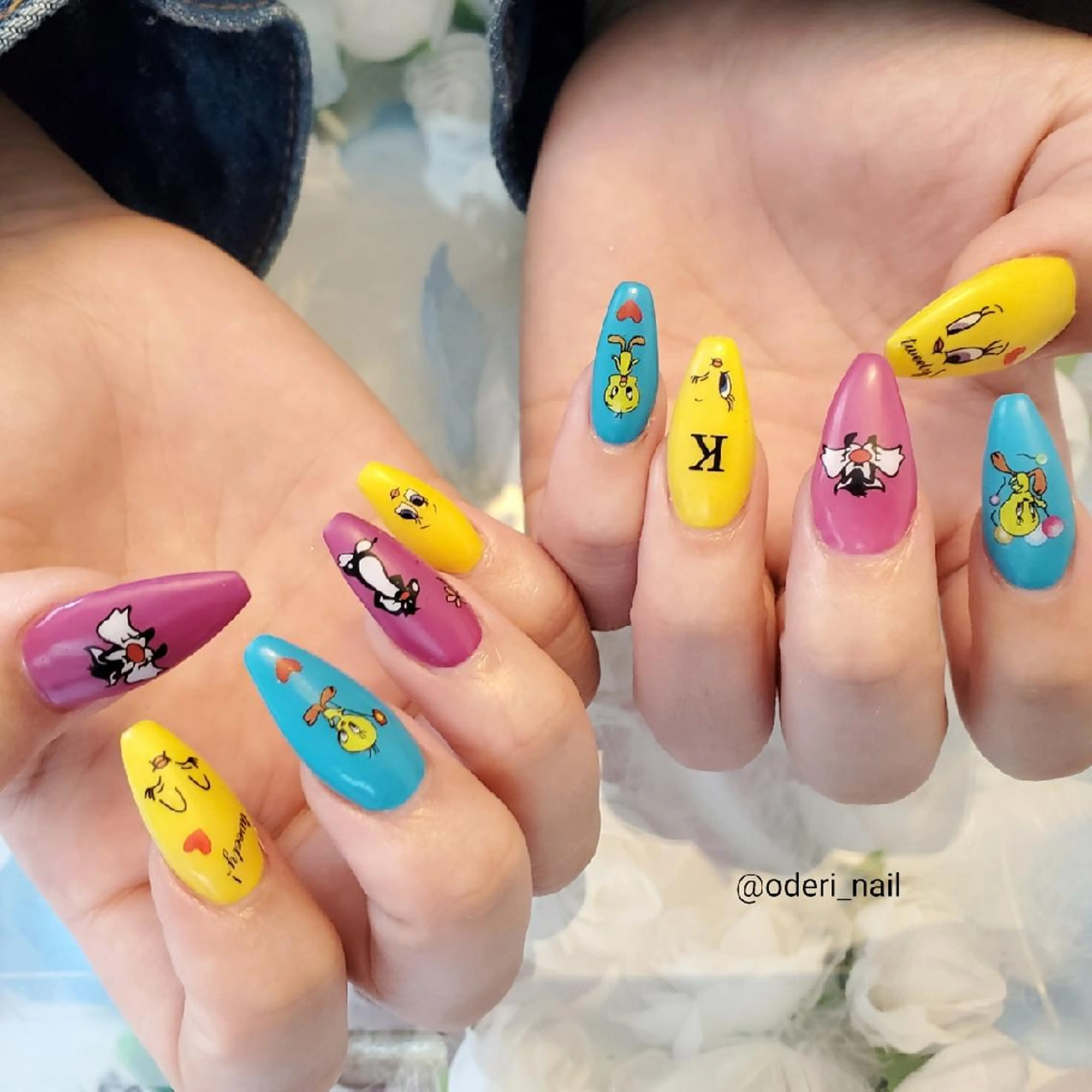 ネイル アートネイル ジェルネイル おで@ oderi_nailのネイルデザイン