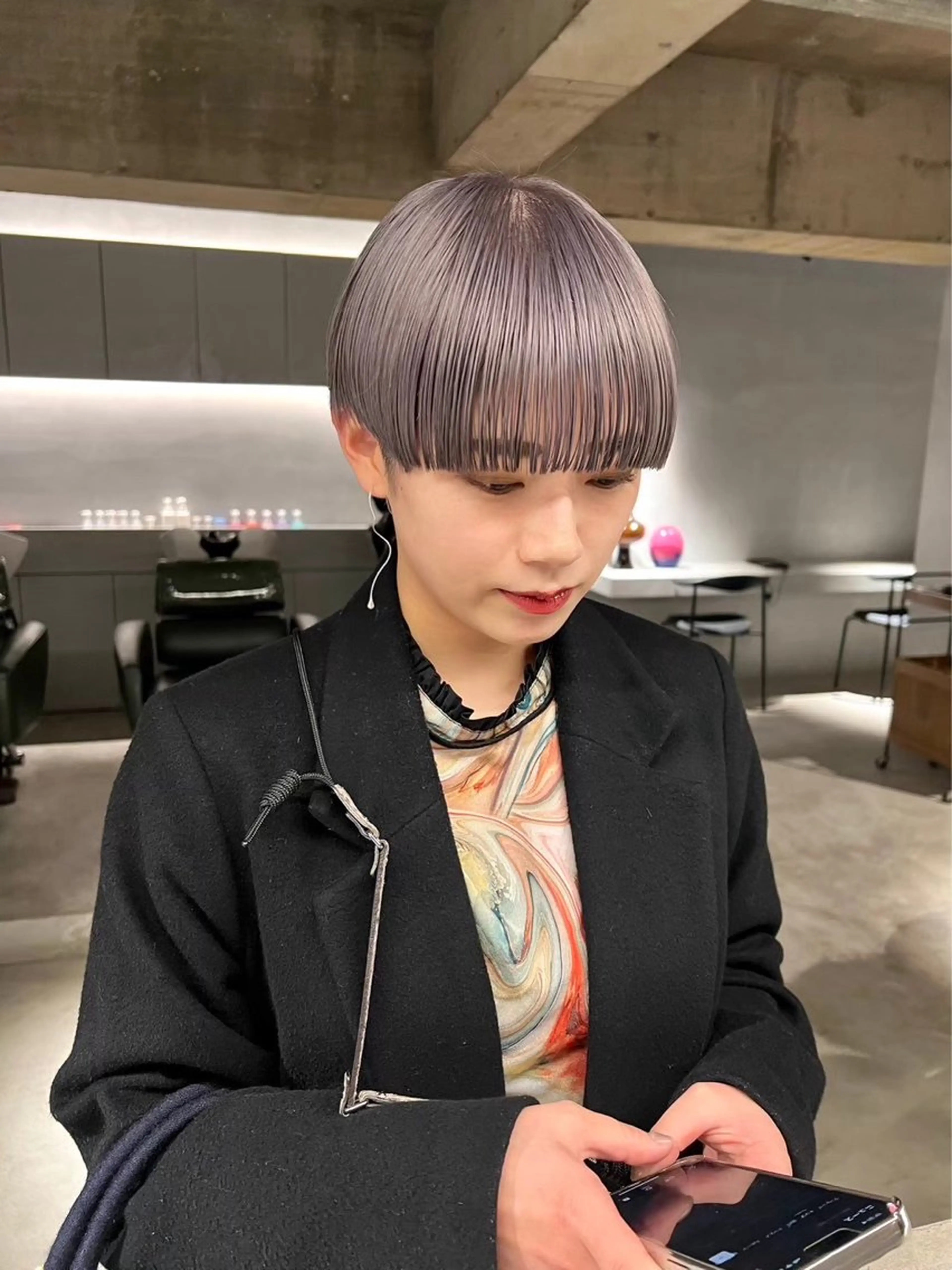 ショート 大石 明葉のヘアスタイル