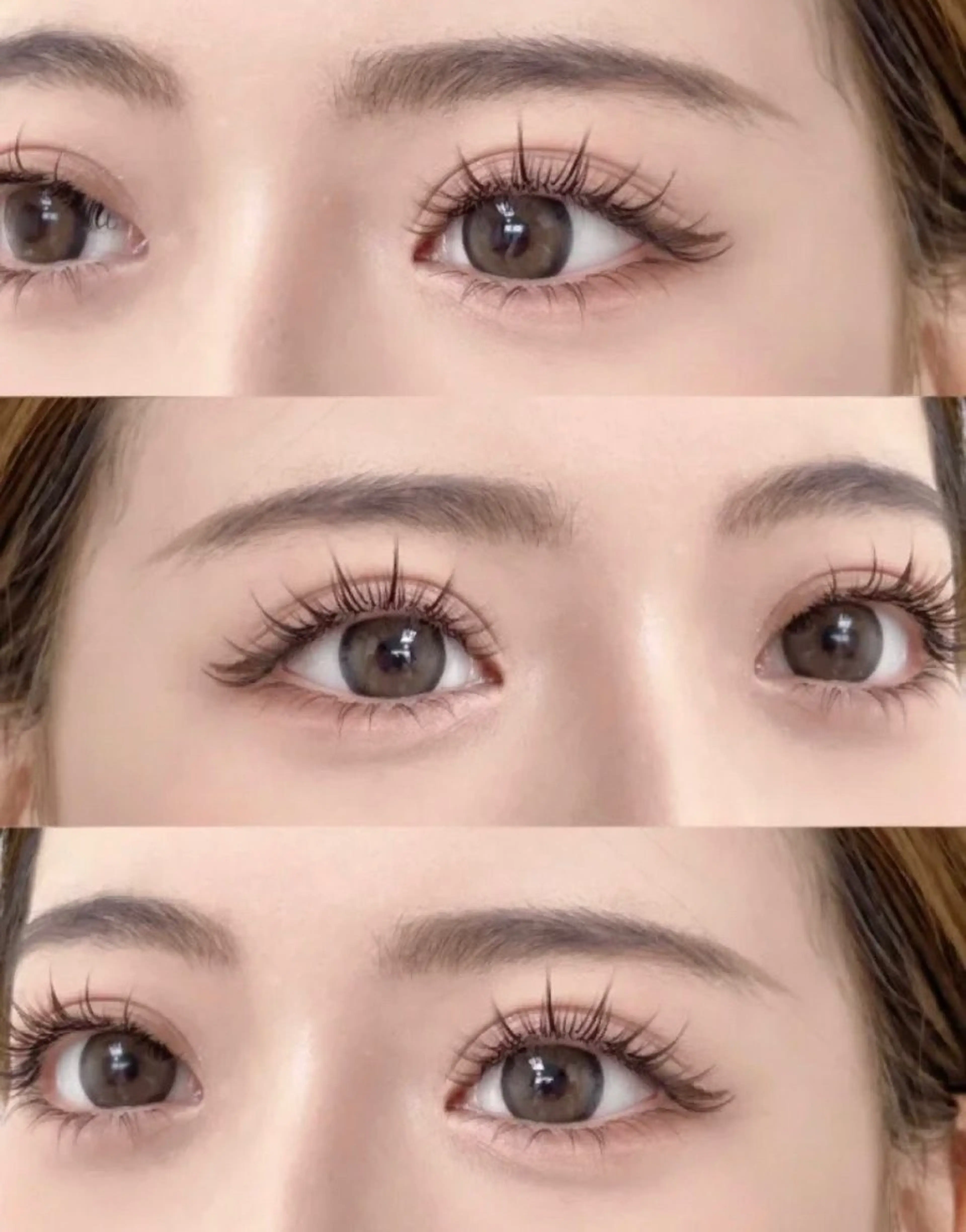 ★話題★ワンホンボリュームラッシュ120束☆ナチュラル　【LED込み】オフ+15分の写真