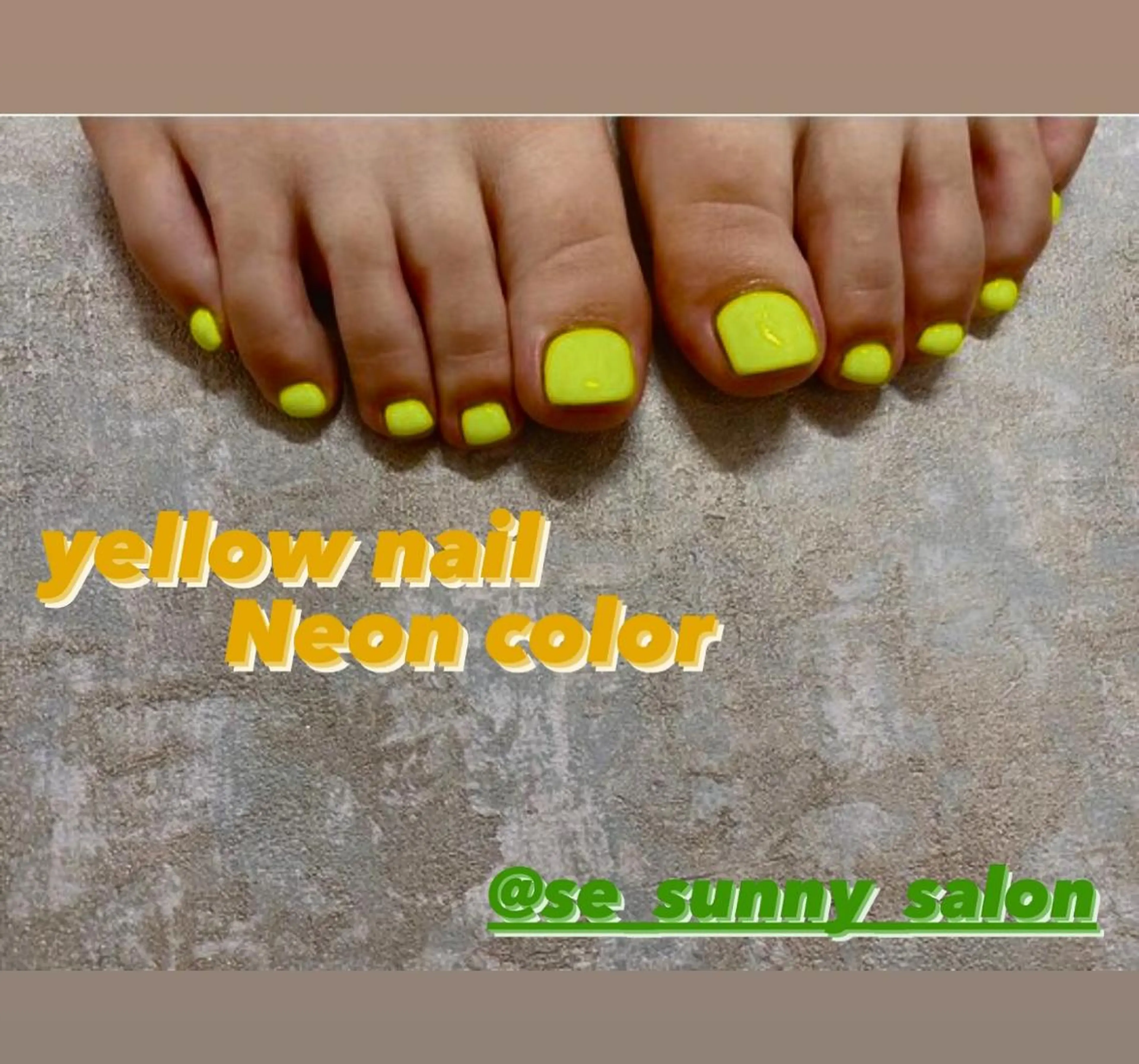 ネイル 黄色 SESUNNY セサニー　AYUKAのマツエク・マツパデザイン