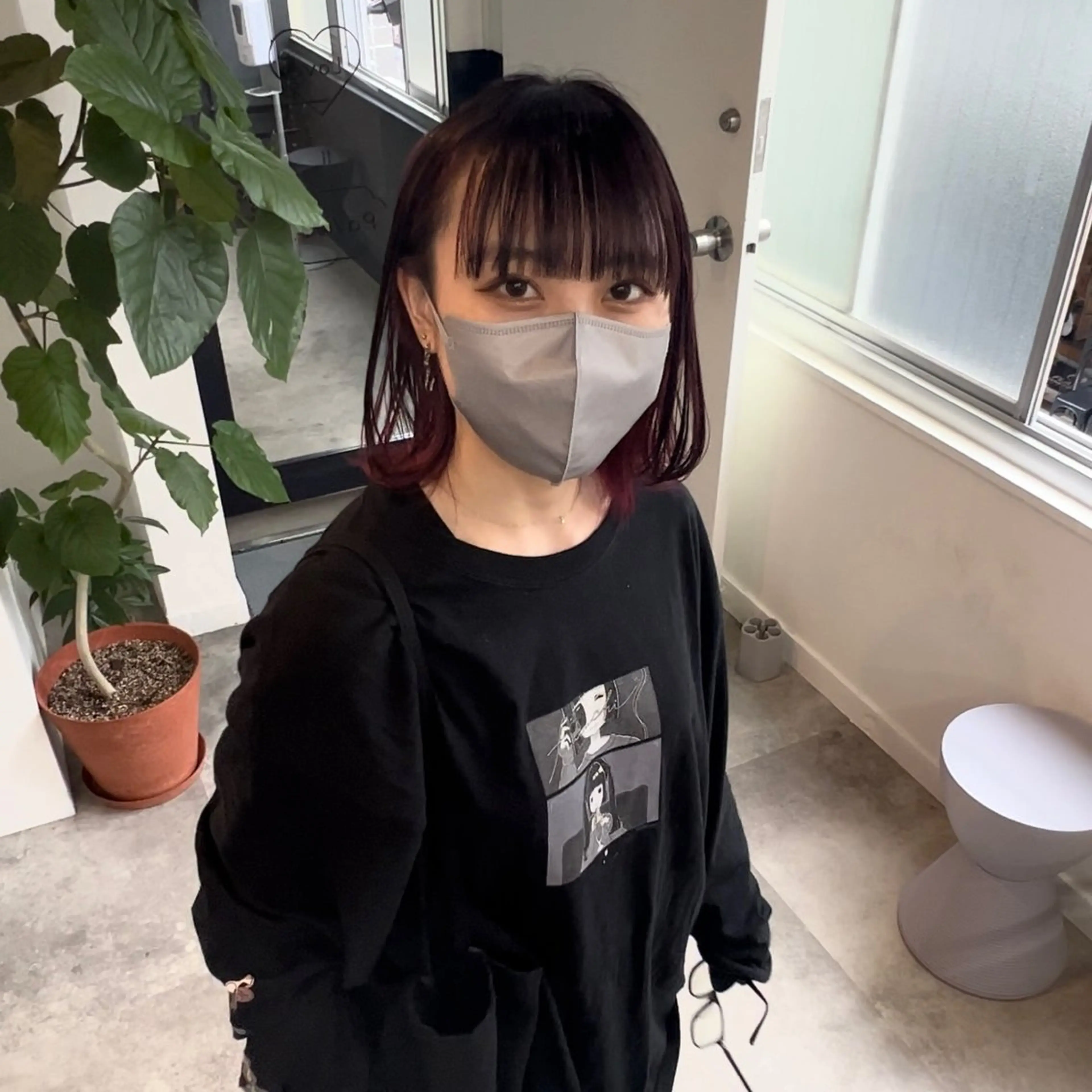 ミディアム カラー YUIKA☆髪質改善 小顔ｶｯﾄ艶ｶﾗｰのヘアスタイル