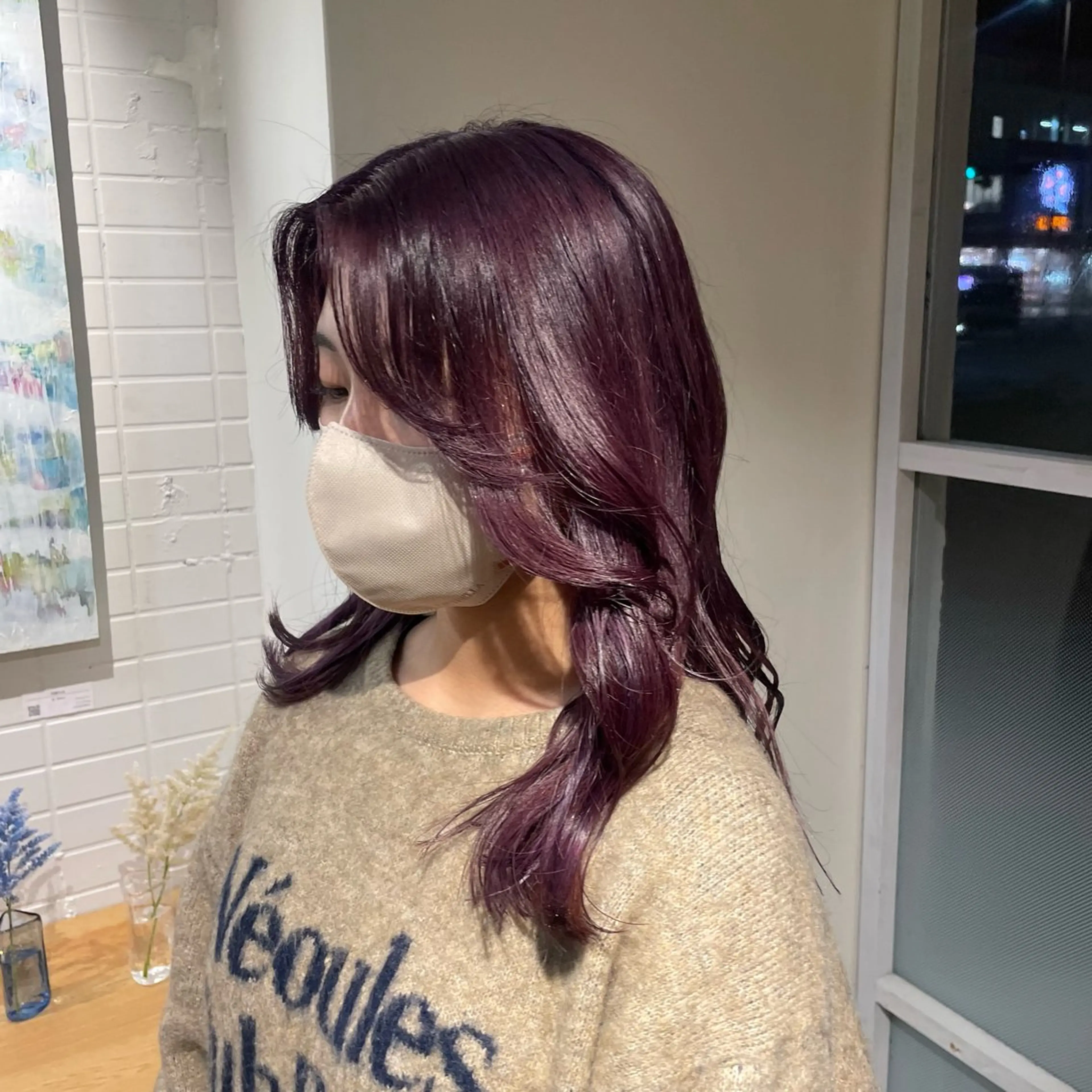 セミロング efesto大槻 由菜のヘアスタイル