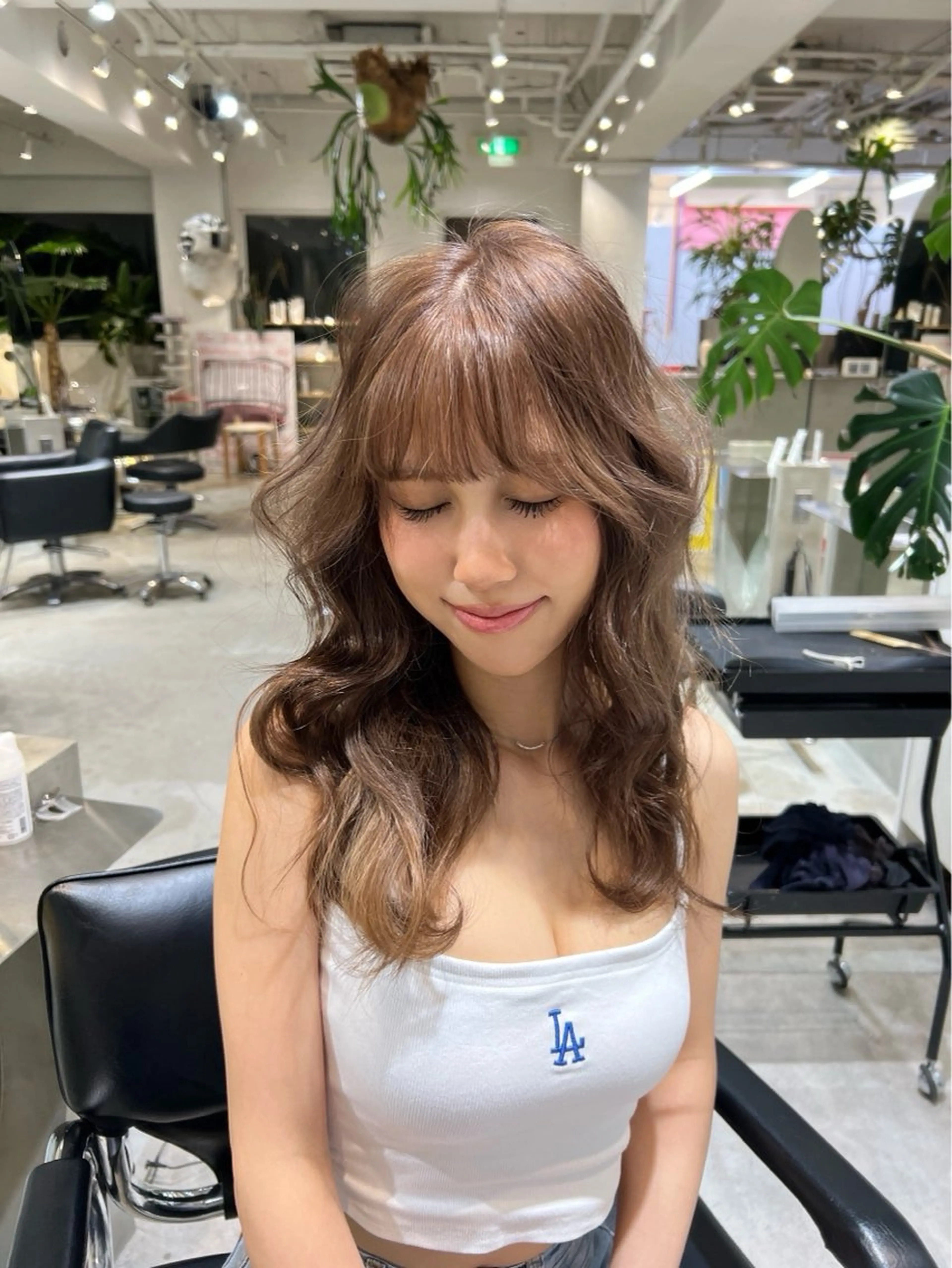 カラー p.s. gemmie所属・海外ヘア/ 千佳のヘアスタイル