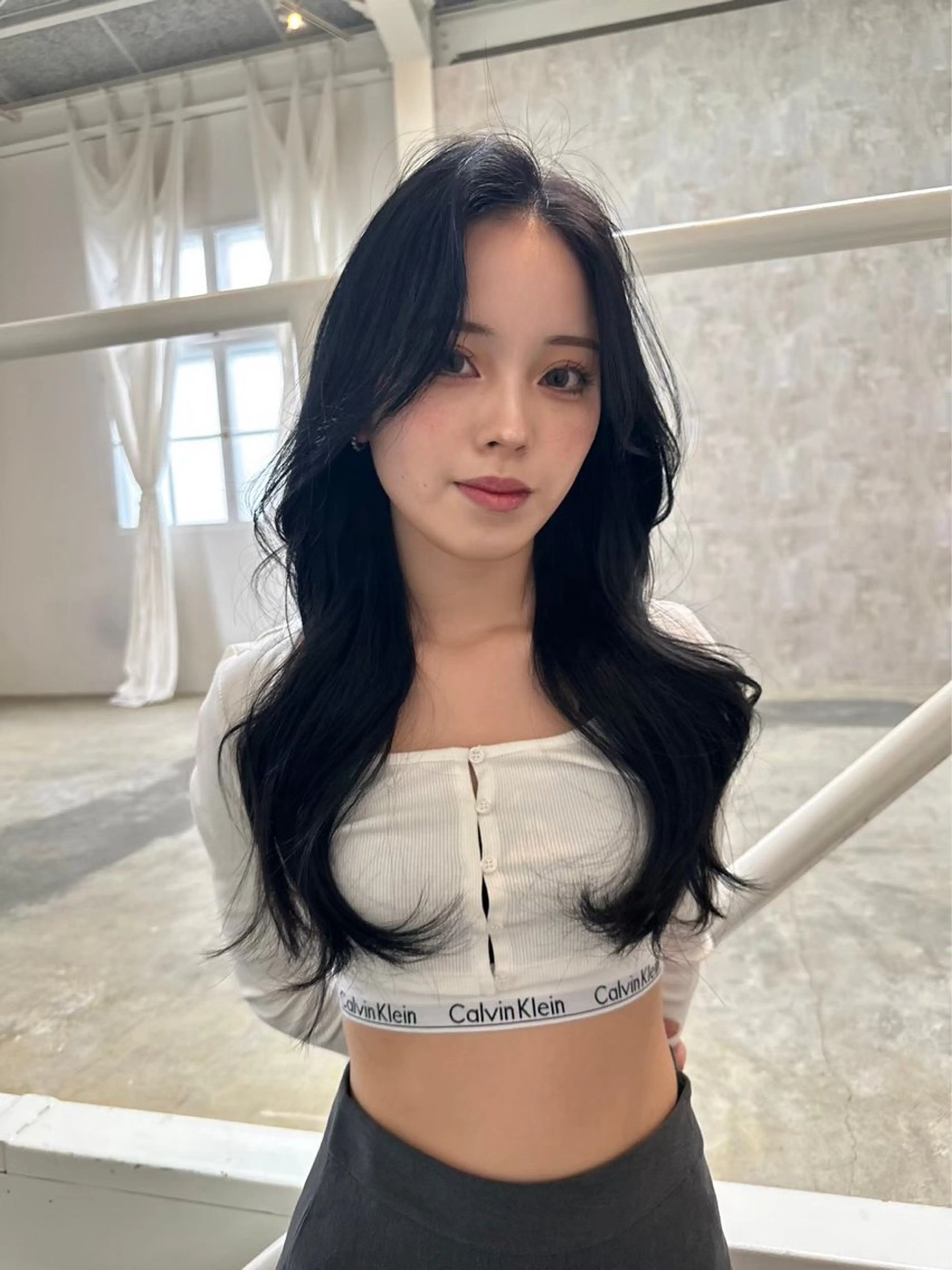 ロング カラー カット ヘアカラー トリートメント 🫧ナオ🫧 /韓国 ヘア/ マンツーマンのヘアスタイル