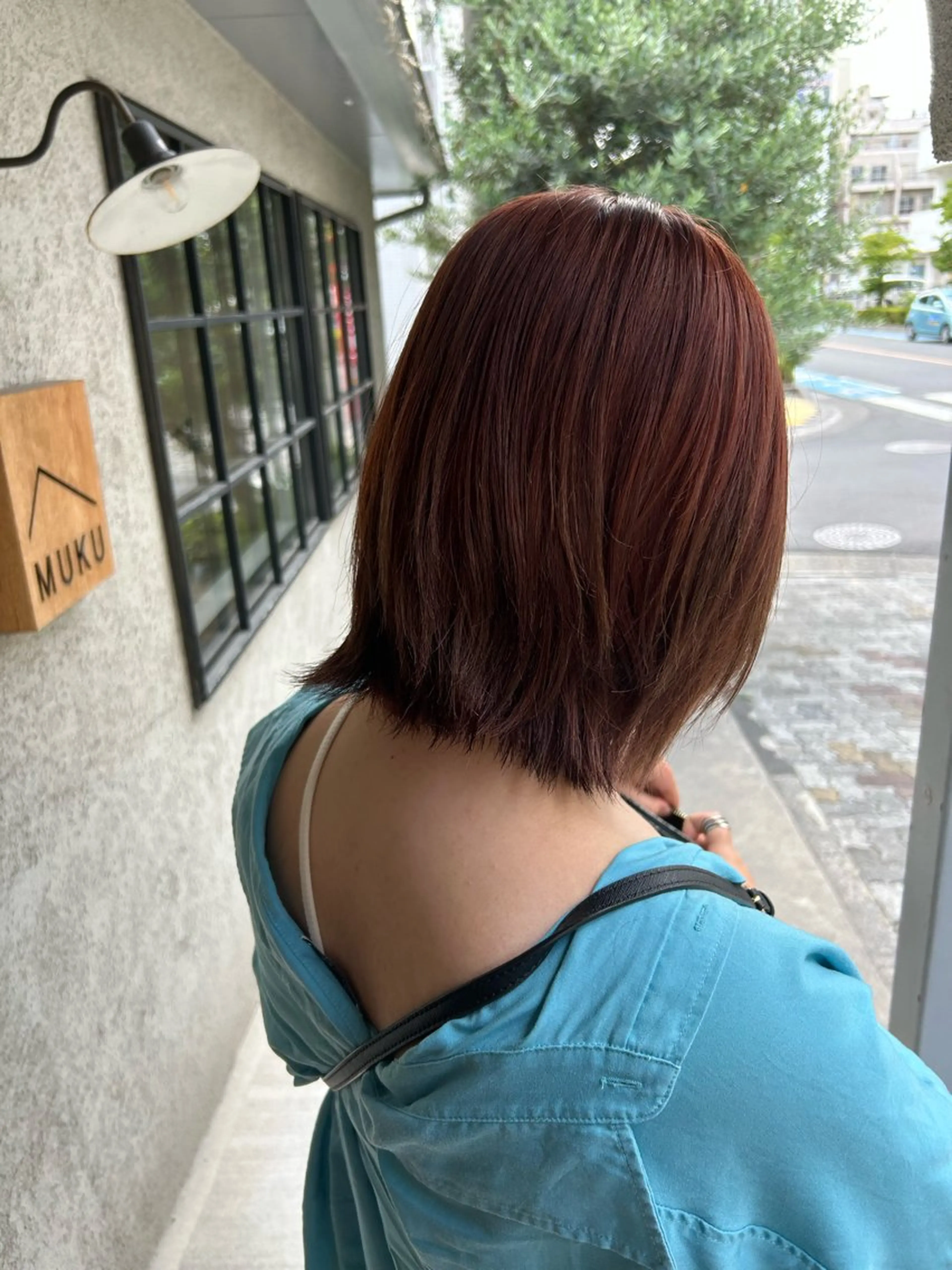 ミディアム カラー カット ヘアカラー トリートメント 物井 南帆 （ものいみほ）のヘアスタイル