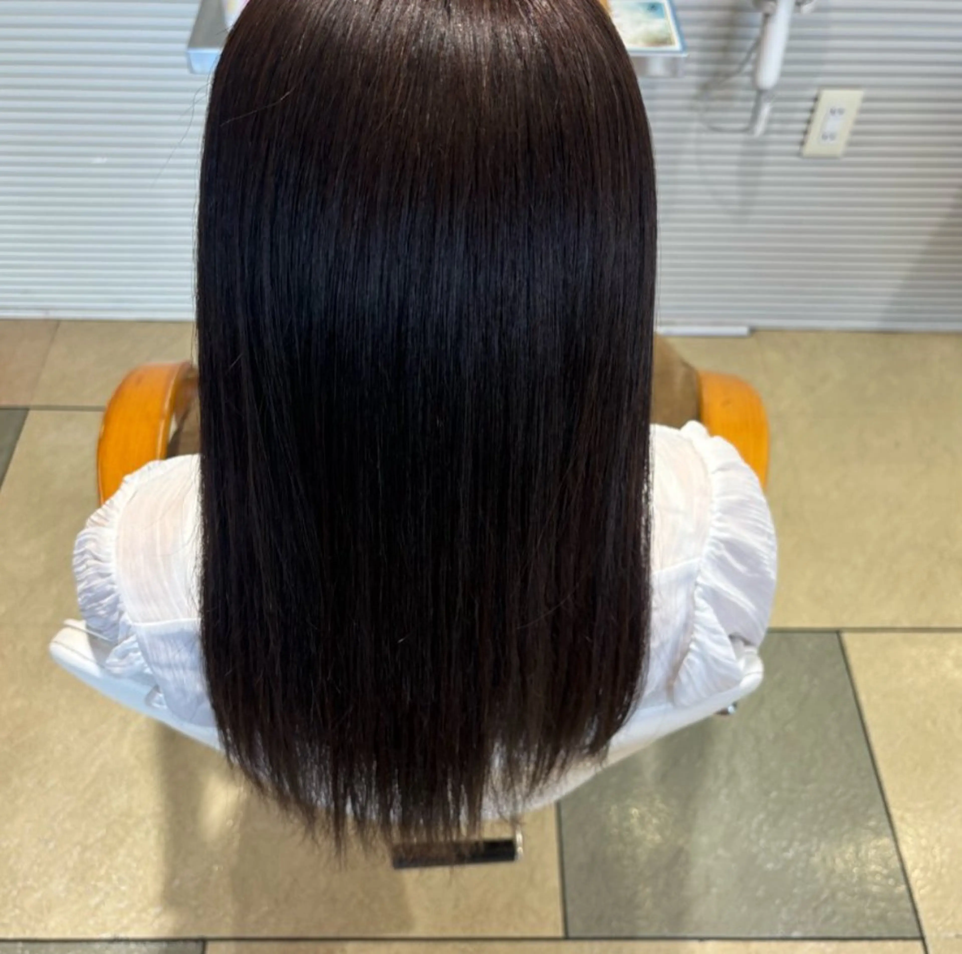 ロング カラー 髪質改善 ロング トリートメント カット 透明感カラー/ くびれヘア/ユウユのヘアスタイル