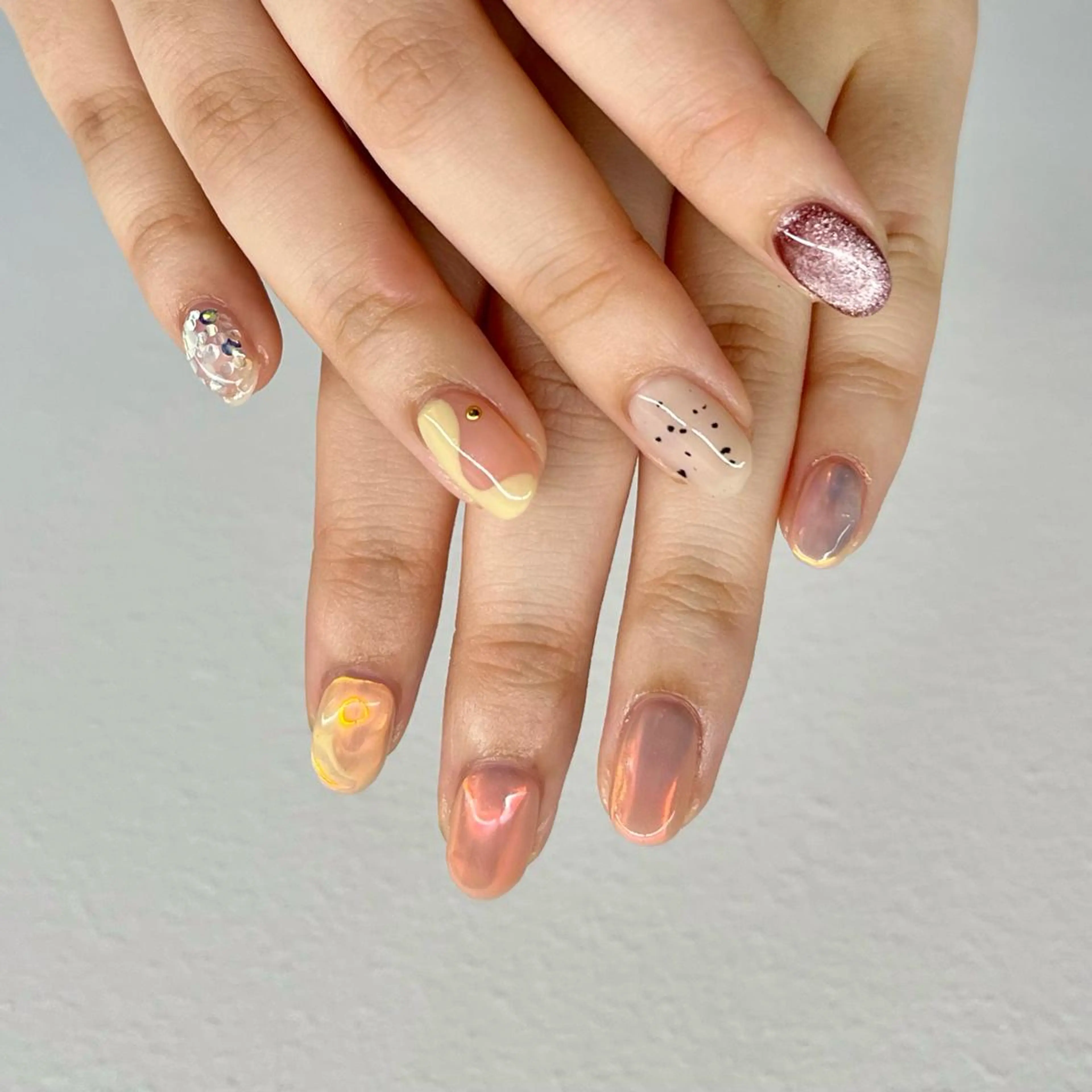 ネイル アートネイル 持ち込み Nico所属・Nico🌛 Karenのネイルデザイン