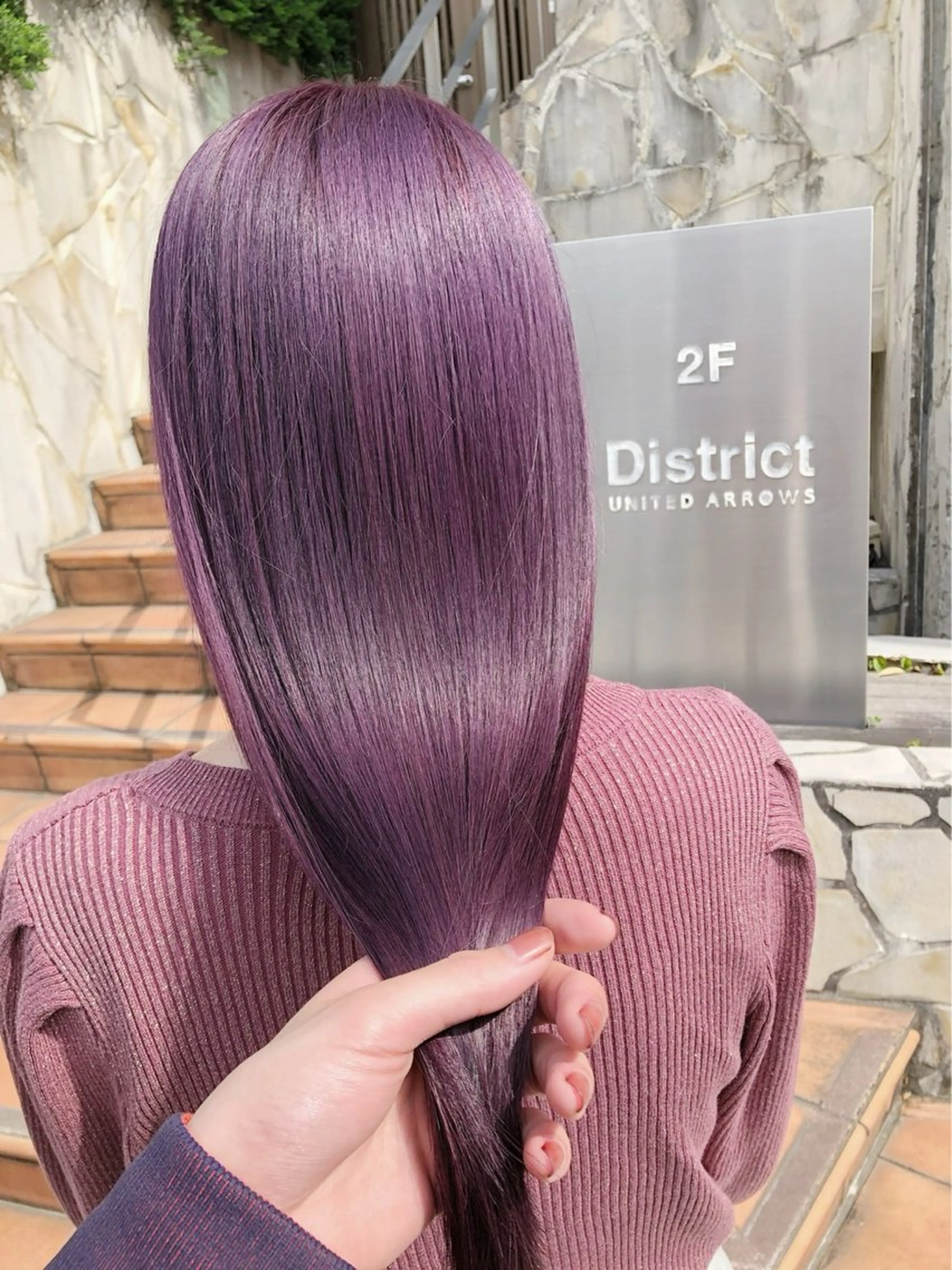 ロング ヘアカラー トリートメント カラー🌈/カット /栄/misa👻のヘアスタイル