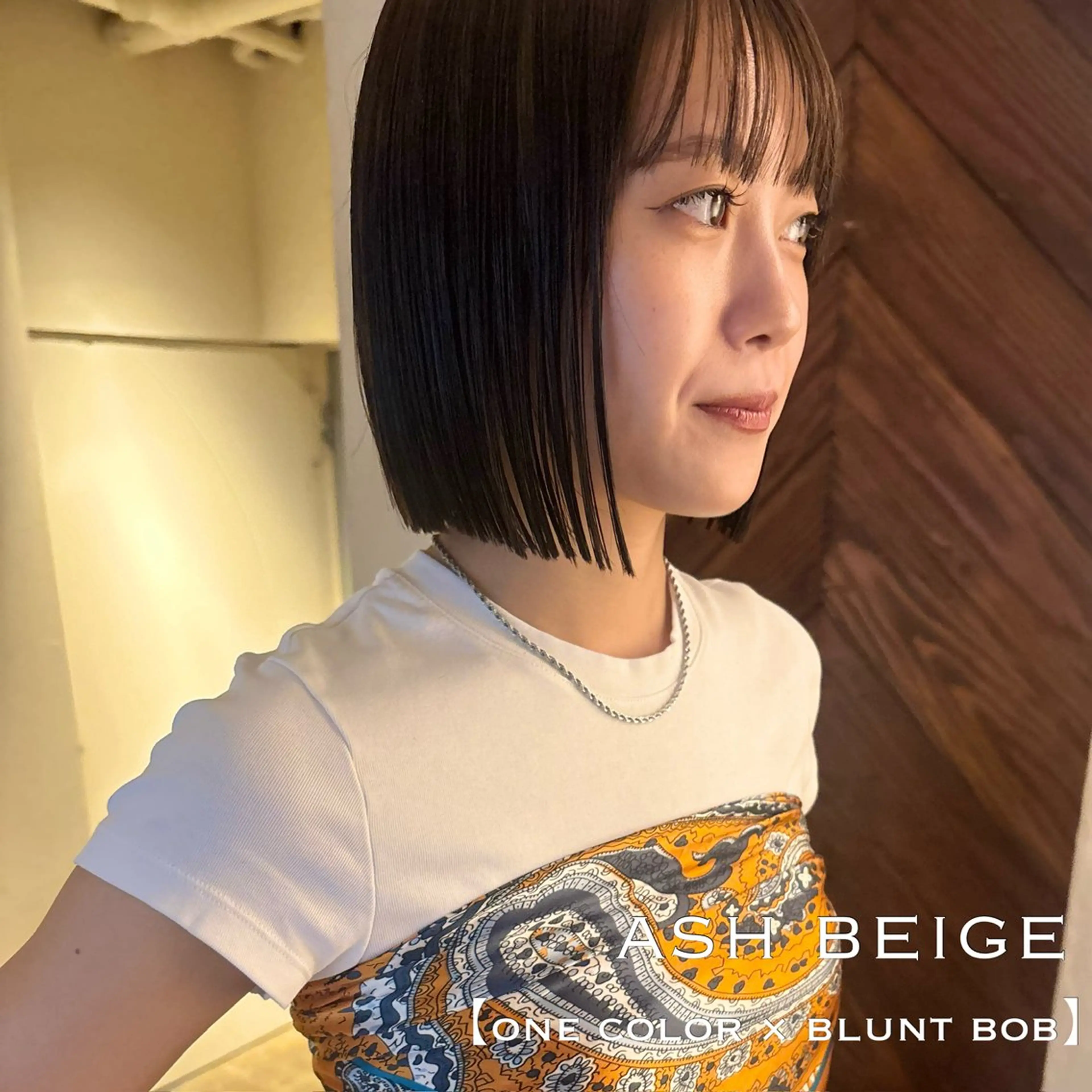 ミディアム カラー カット ヘアカラー ⌇🌹透明感カラー 🌹ᴍᴇɢᴜᴍɪ ⌇のヘアスタイル