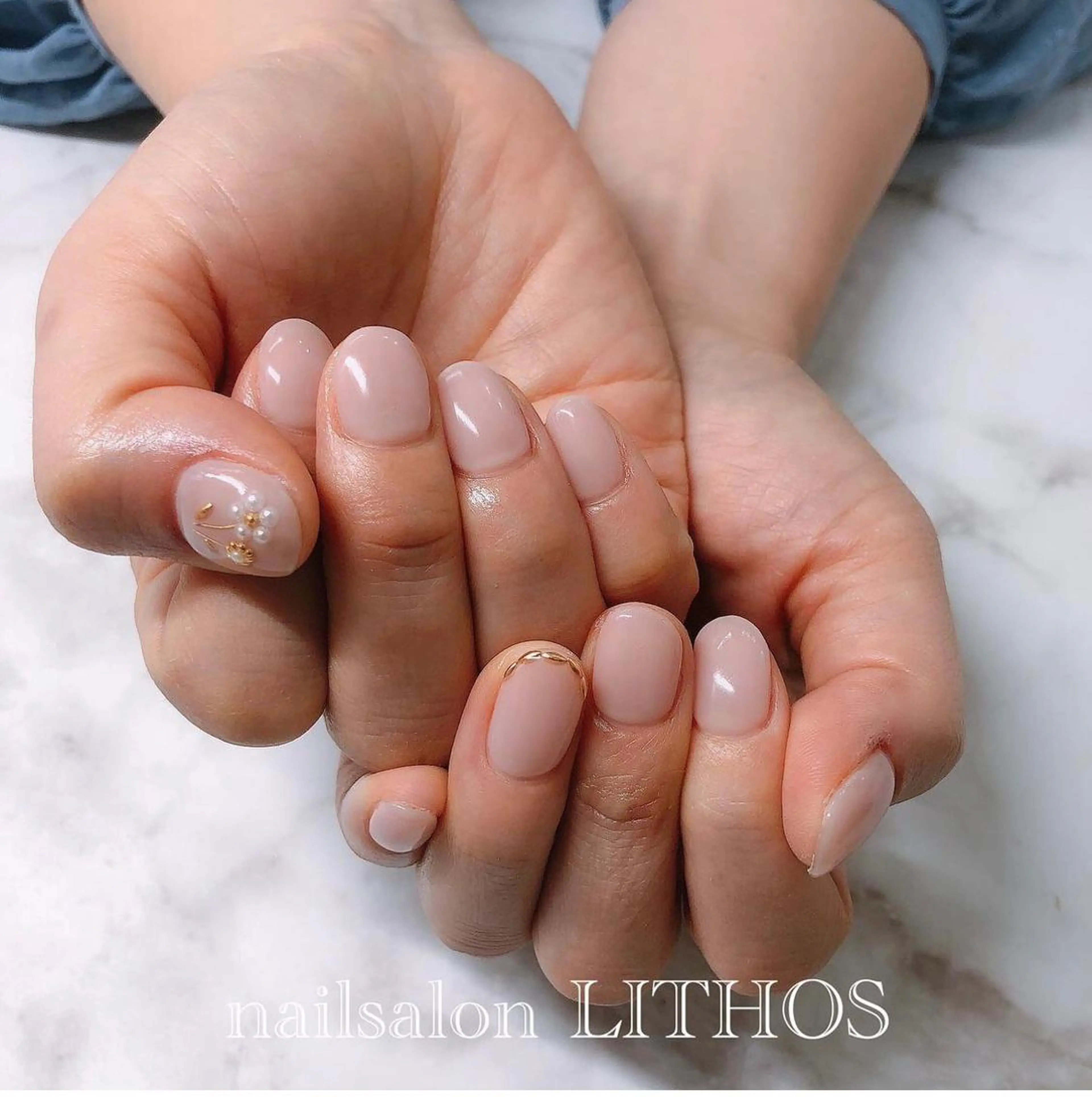 ネイル ハンドネイル nailsalon Lithos所属・nailsalon Recontreのネイルデザイン