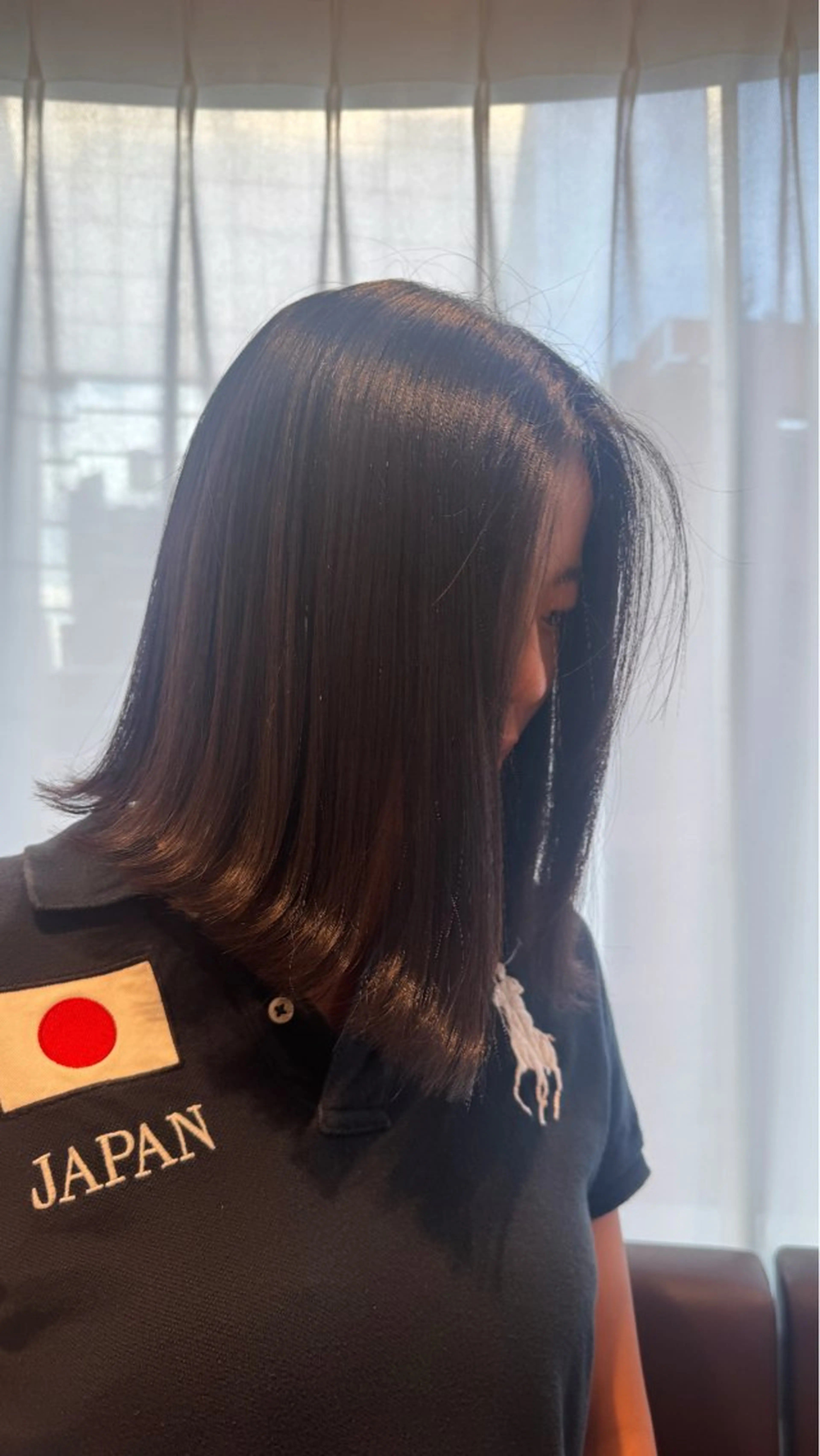 セミロング ボブ 外ハネヘア カット 新宿三丁目💜 空陽💙のヘアスタイル