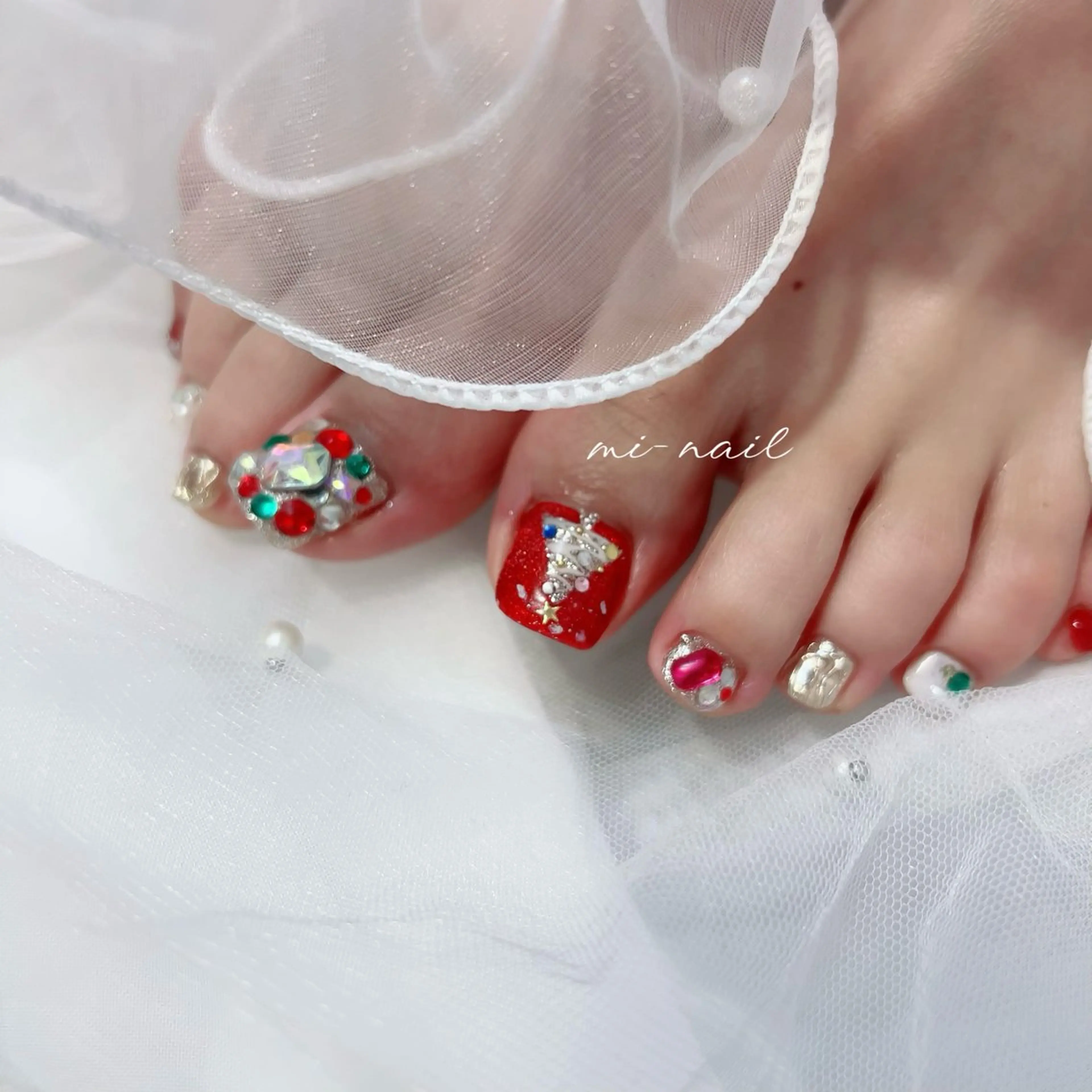 ネイル フットネイル ..mi_nail..所属・..mi-nail ..のネイルデザイン