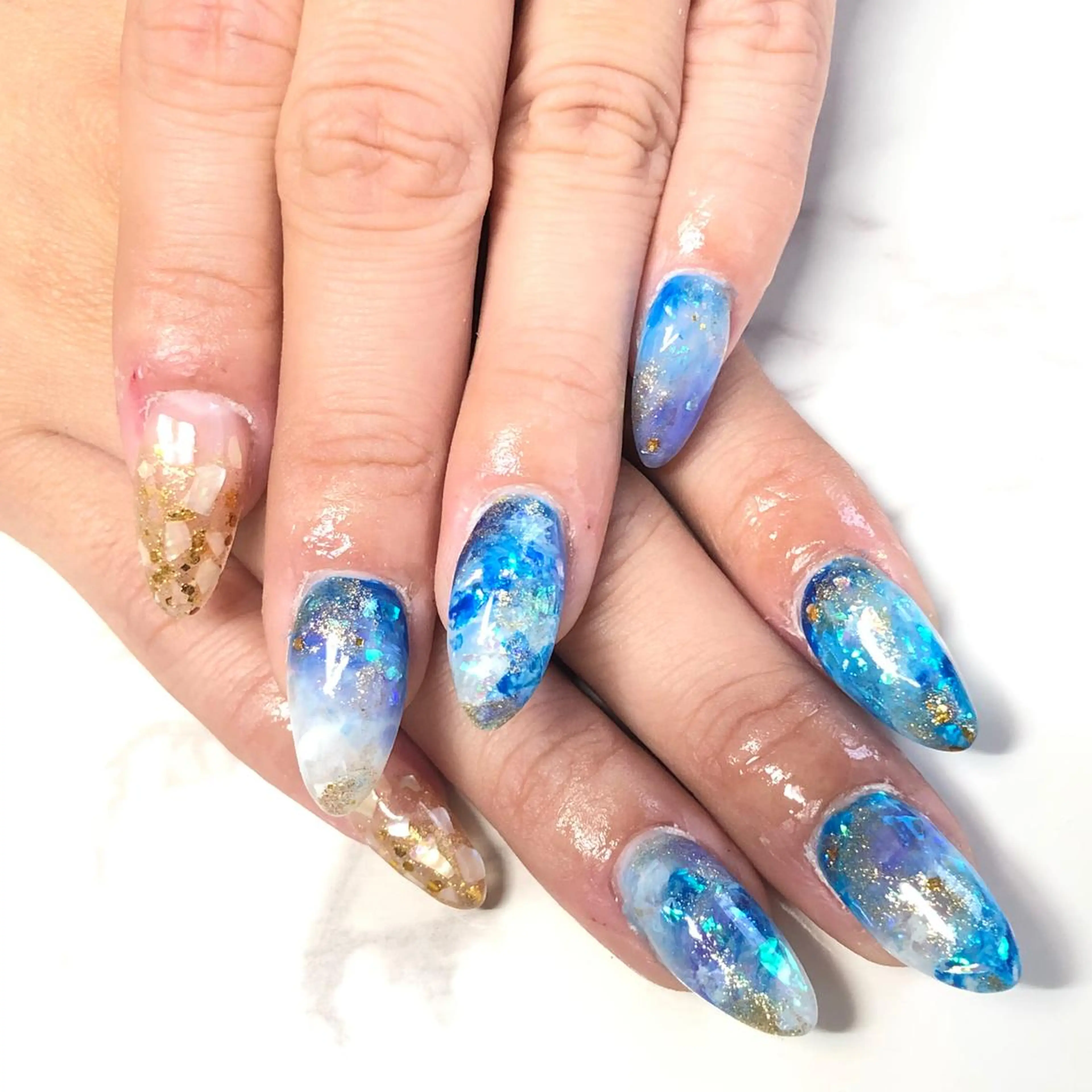 長さだし・ストーン付け放題コースの写真