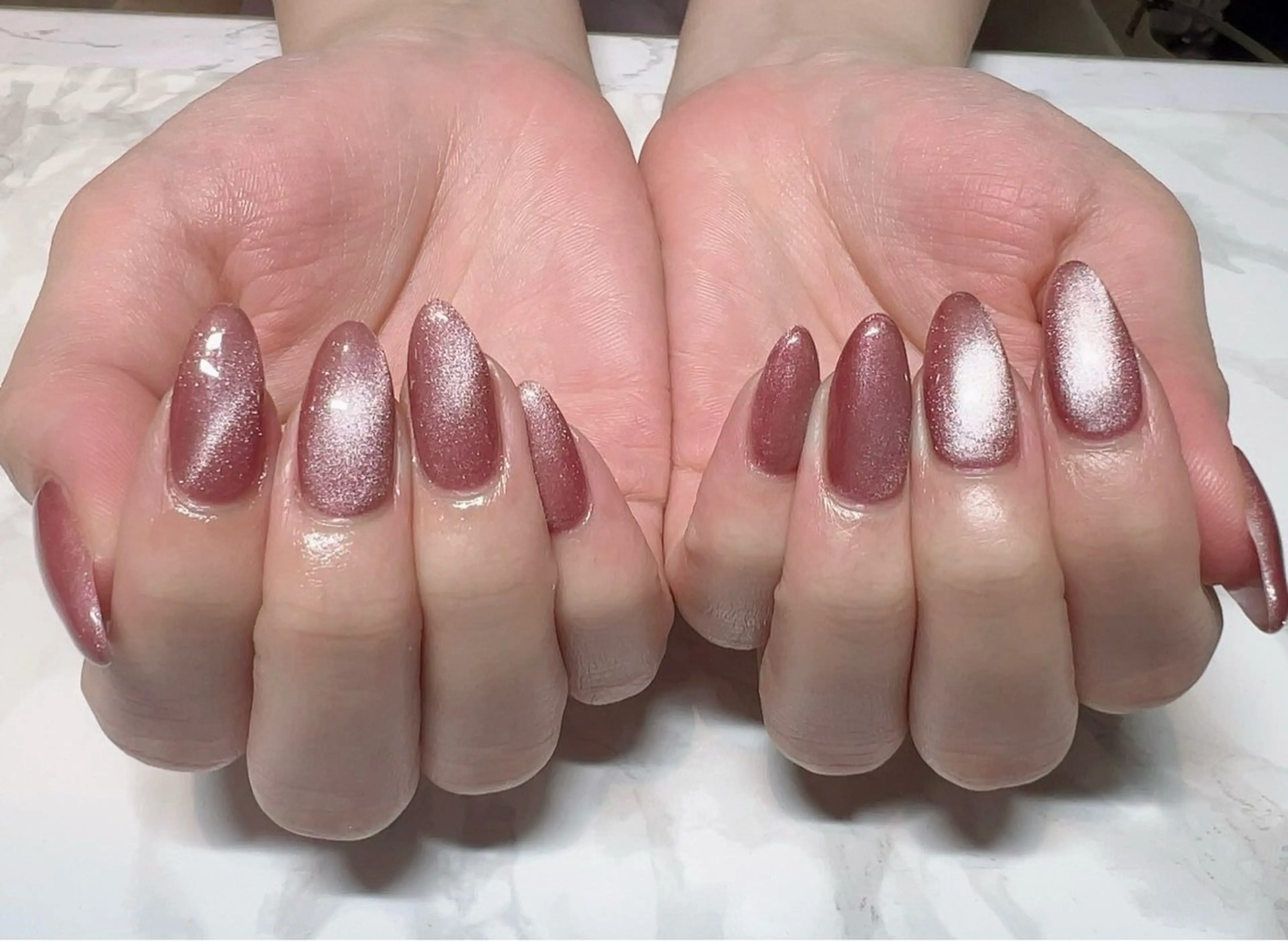 ミニモ限定⭐︎オフ込み【ジェル】付替オフ無料/マグネット又はフラッシュネイル　2色までの写真