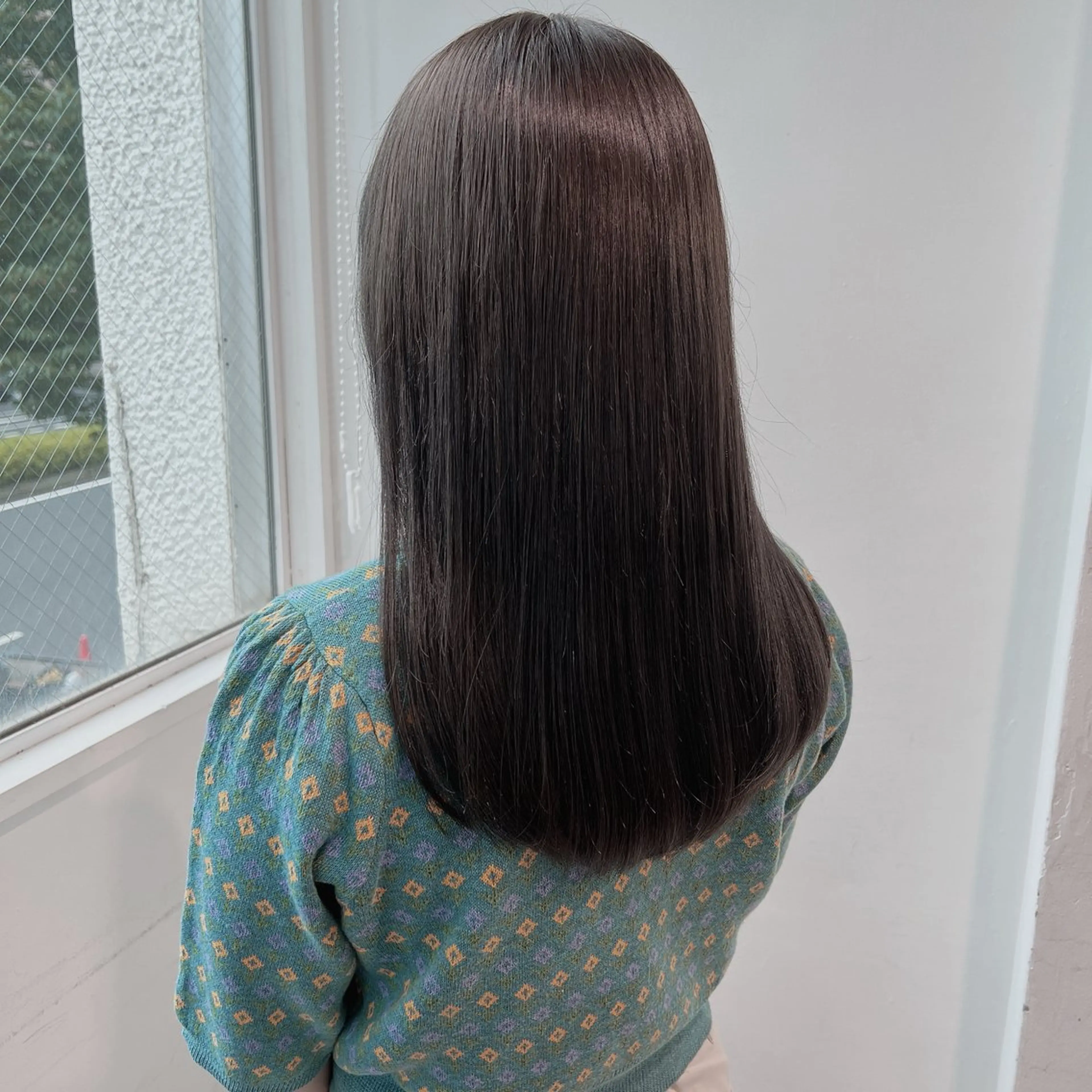 ロング カラー ヘアカラー トリートメント ヘッドスパ ヘアセット 𓏸レイヤー髪質改善 透けカラーカノン🫧のヘアスタイル