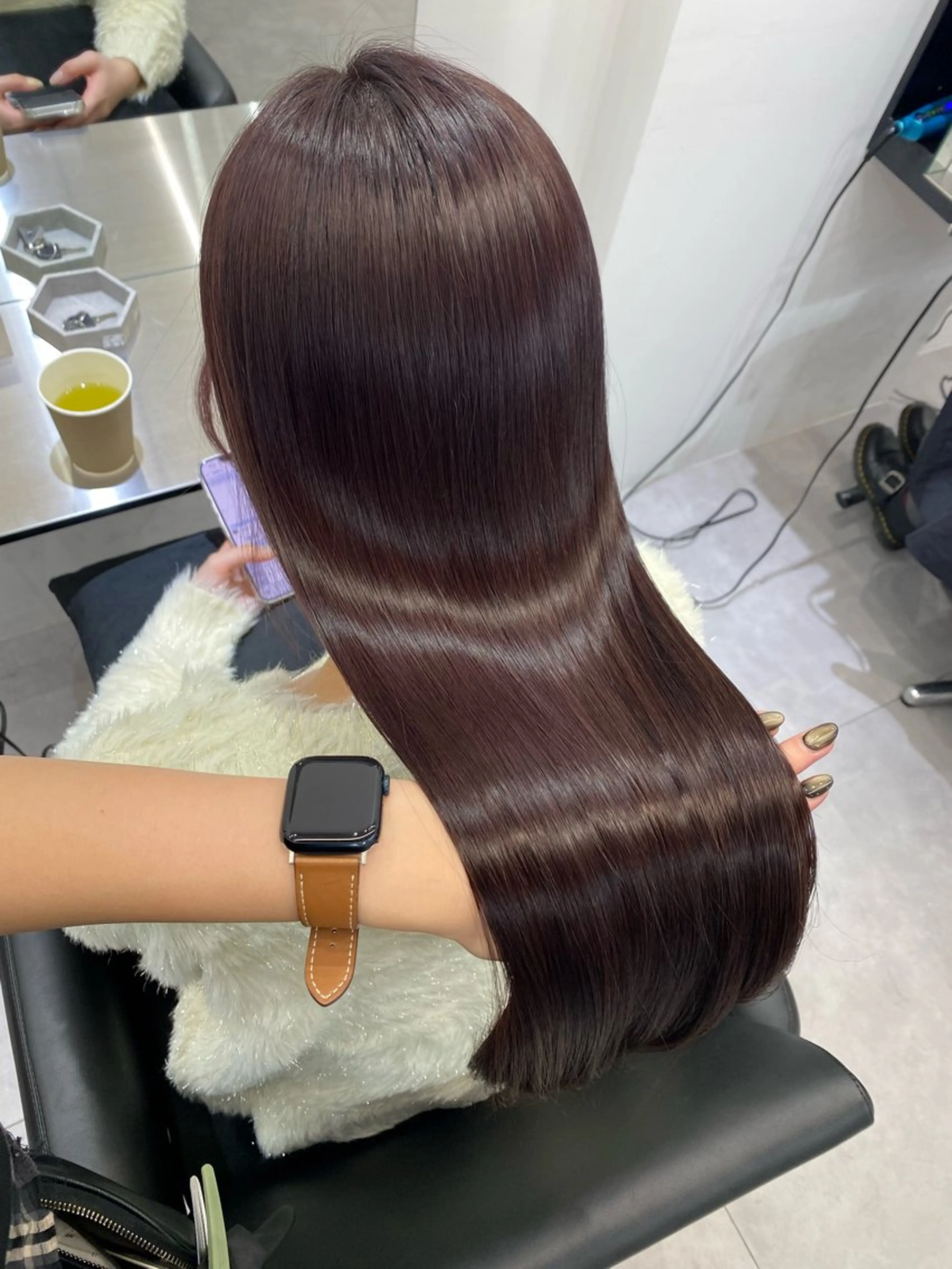 【当日限定クーポン🪩】カット+縮毛矯正+カラー+髪質改善トリートメントの写真